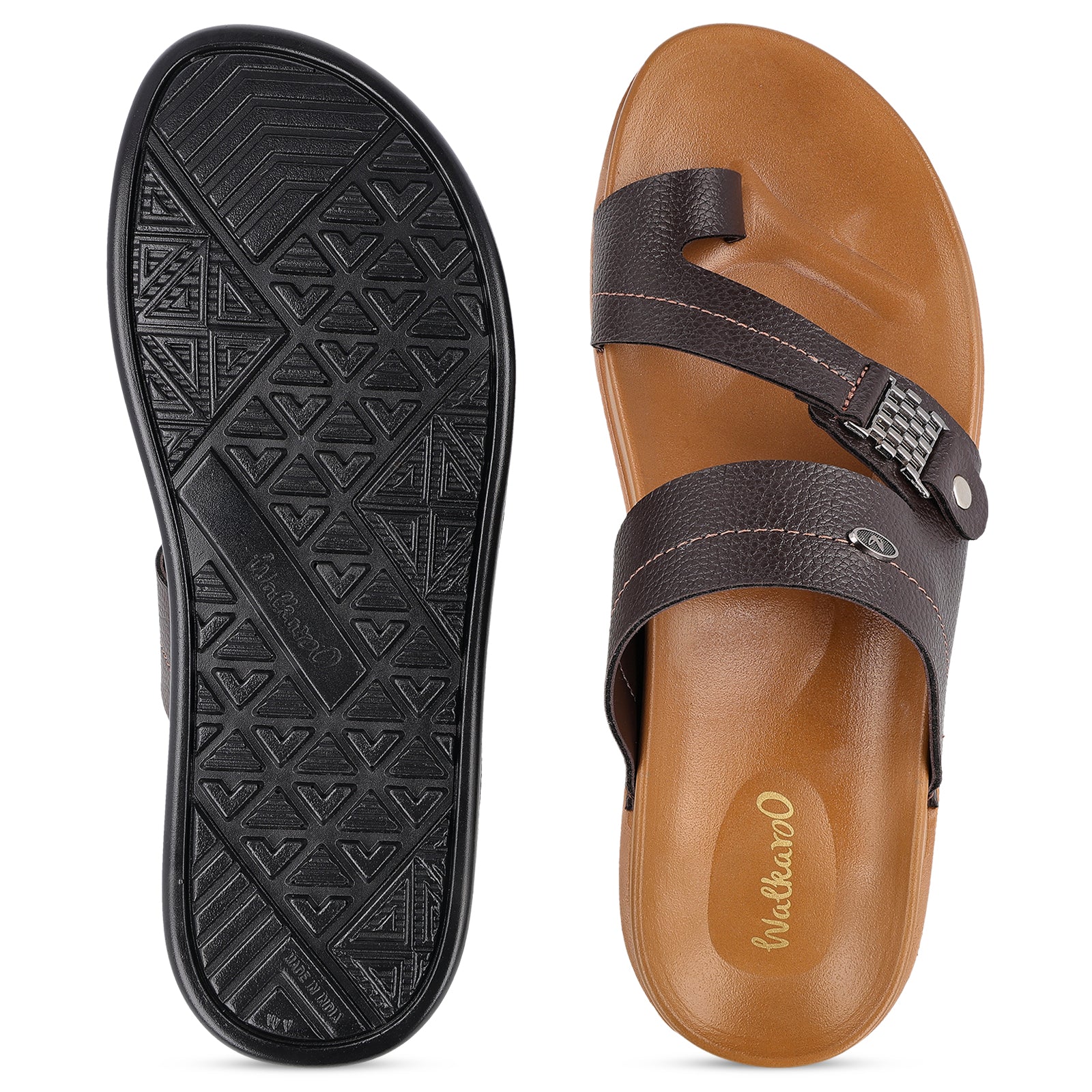 Men's Daily Wear Comfort Sandals - WGP53015 Brown