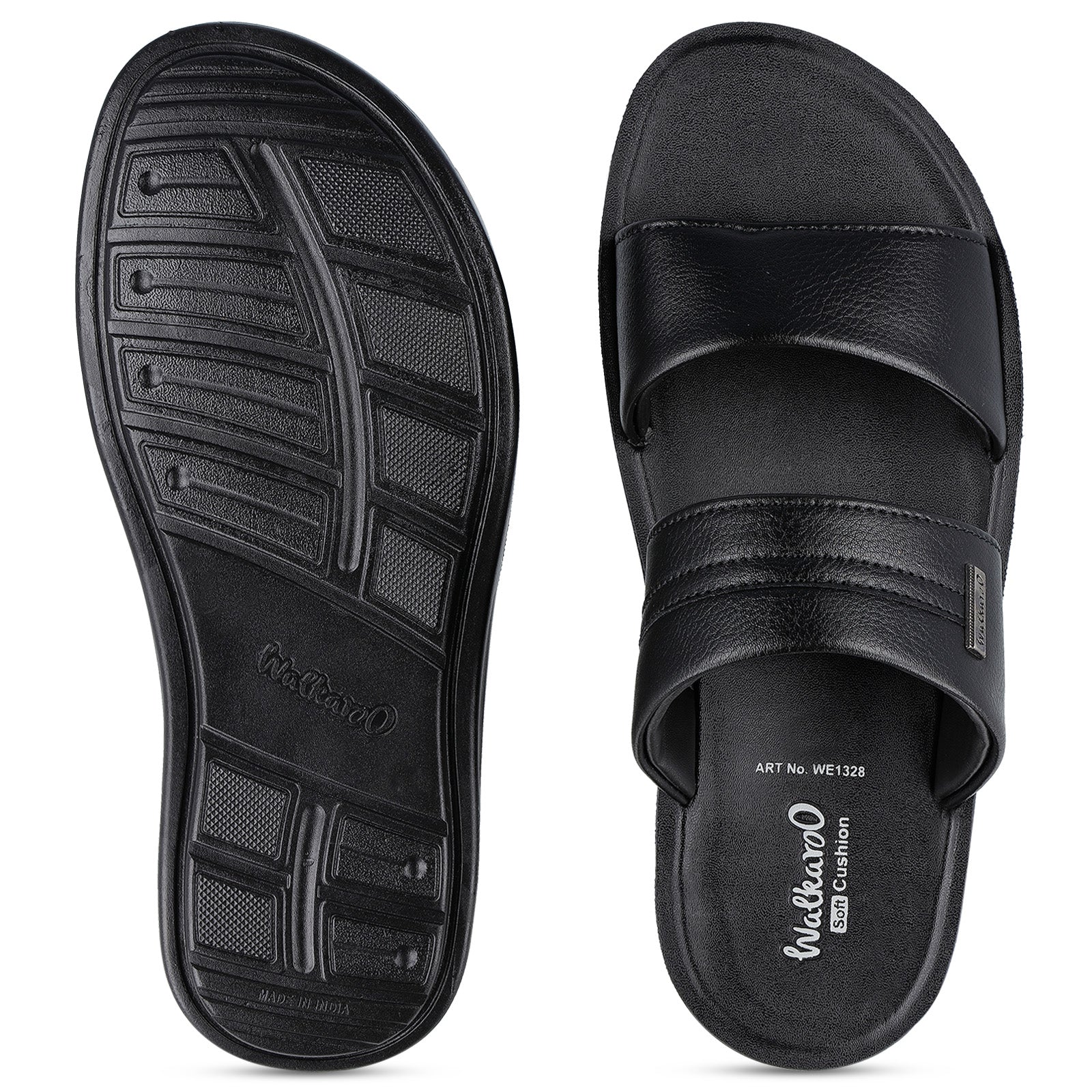 Men's Office Wear Sandals - WE1328 Black
