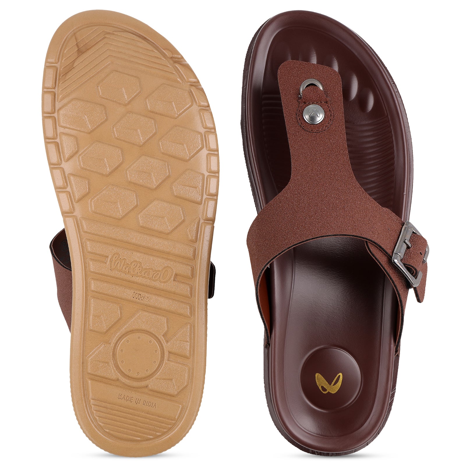 Men's Bounceez Water Resistant Sandals - WGP53088 Brown