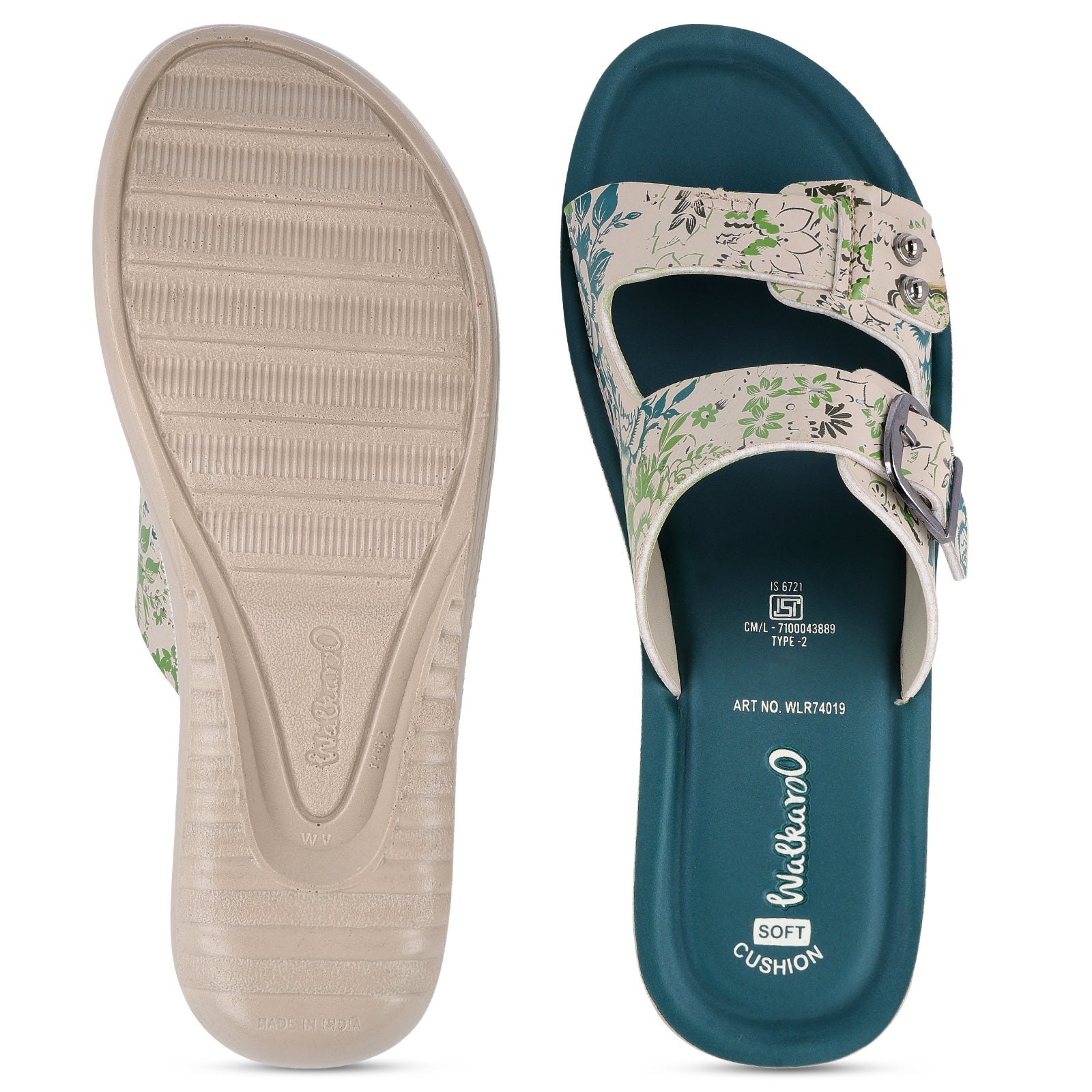 Women's Daily Wear Sandal - WLR74019 Green