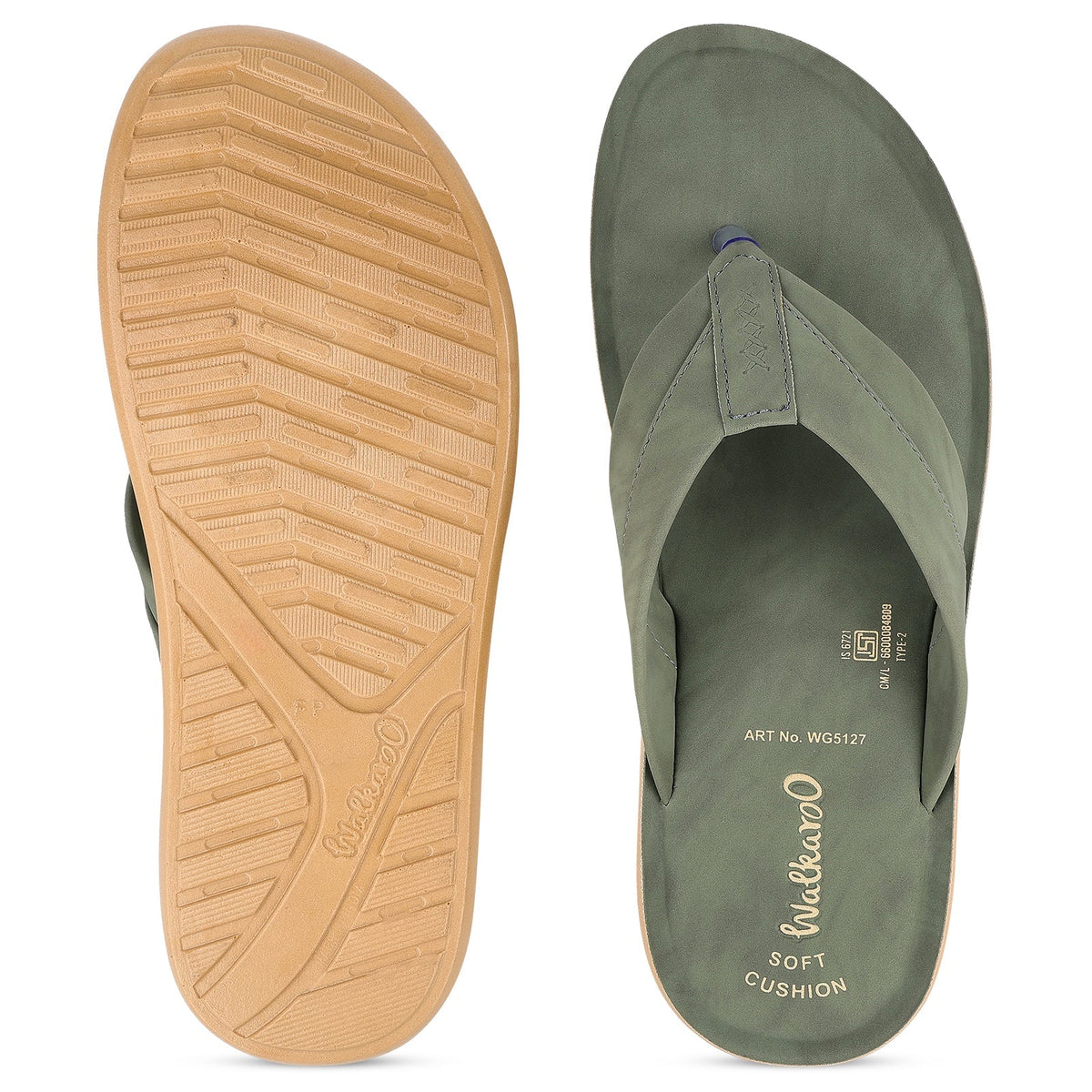 Men's Daily Wear Sandals - WG5127 Sage Green