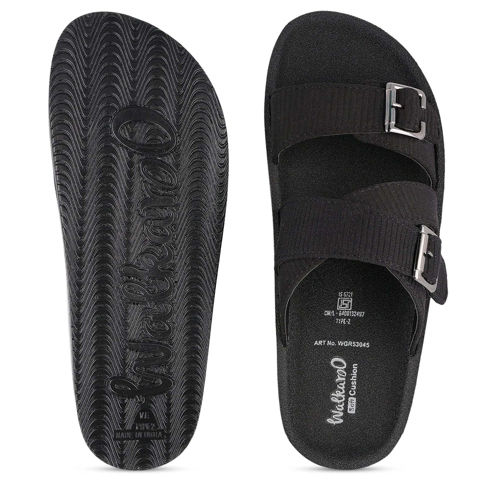 Men's Daily Wear Sandals - WGR53045 Black