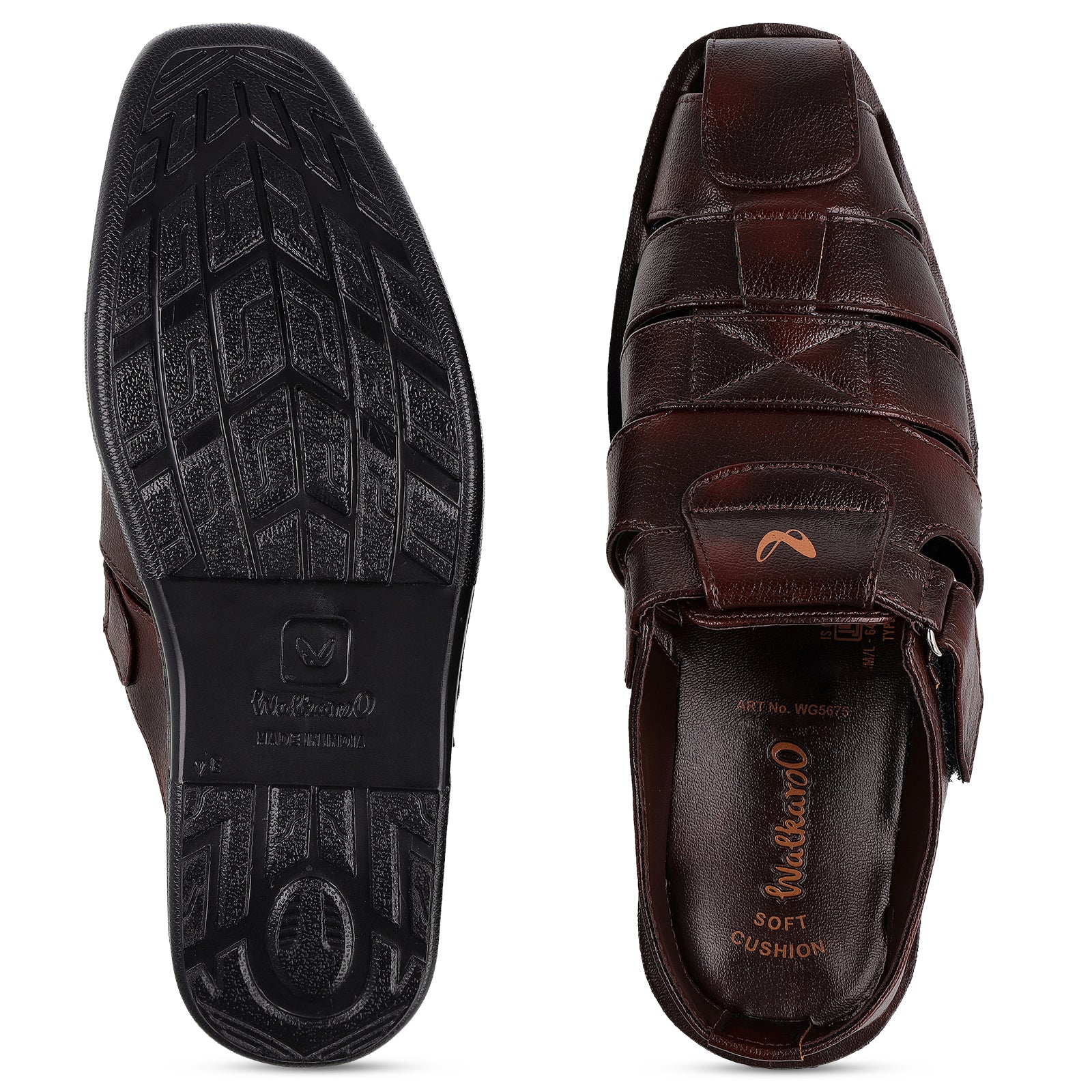 Men's Roman Sandals - WG5675 Brown