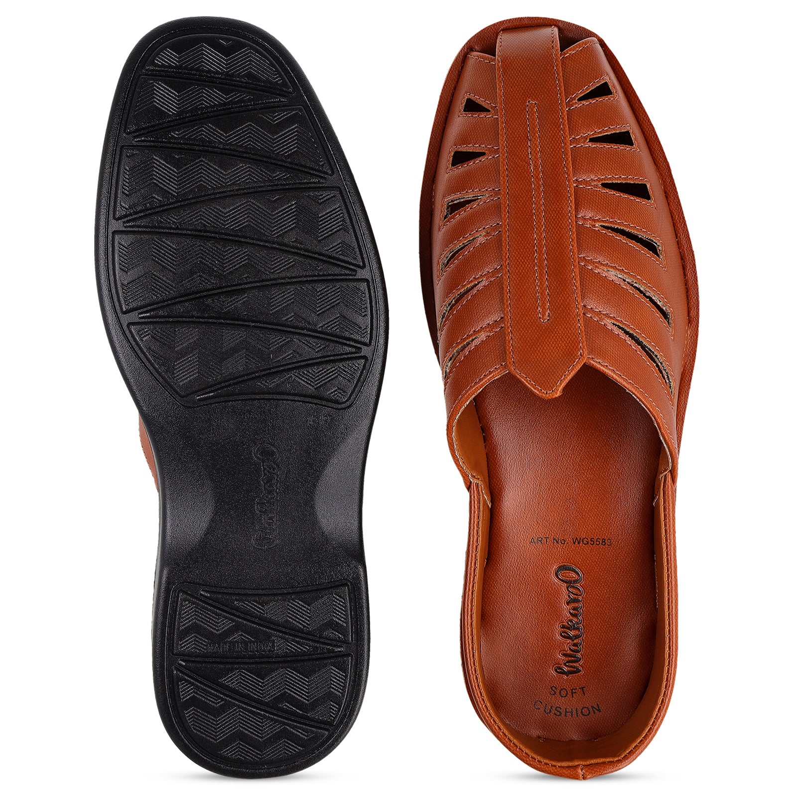 Men's Mojaris Sandals  - WG5583 Brown