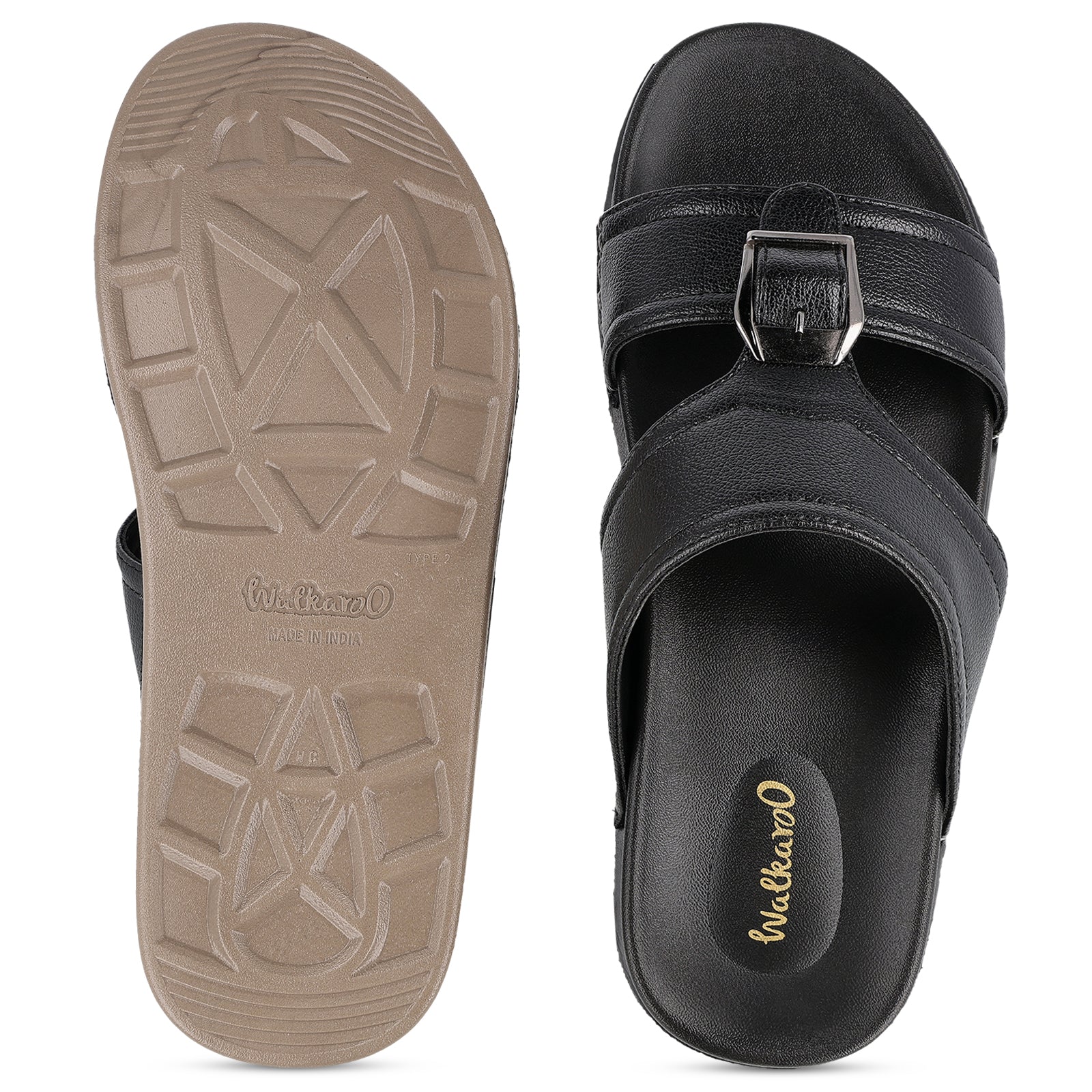 Men's Daily Wear Comfort Sandals - WGP53020 Black