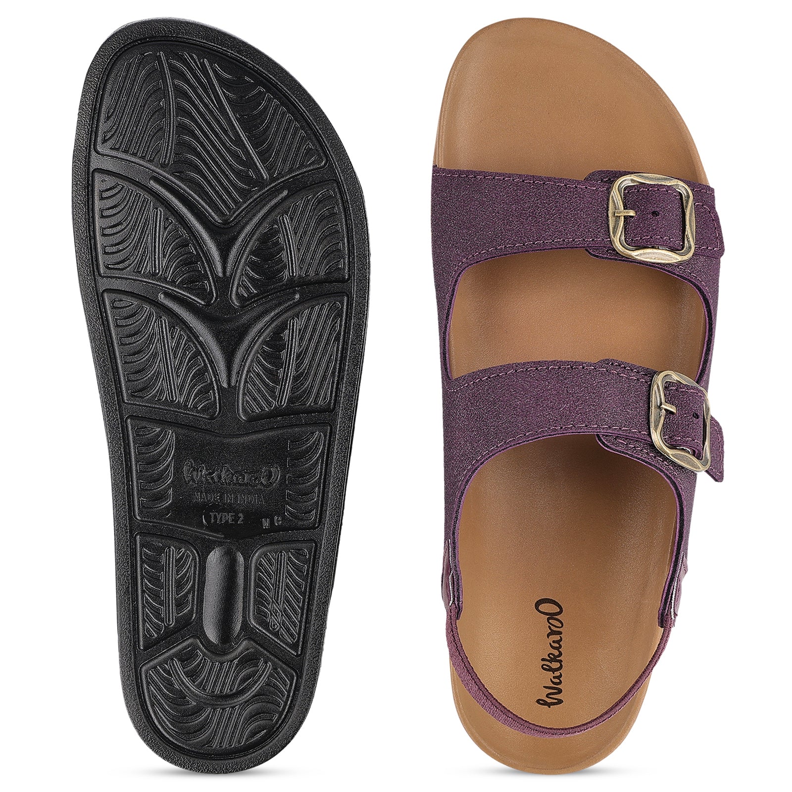 Women's Daily Wear Comfort Sandals - WE2902 Purple