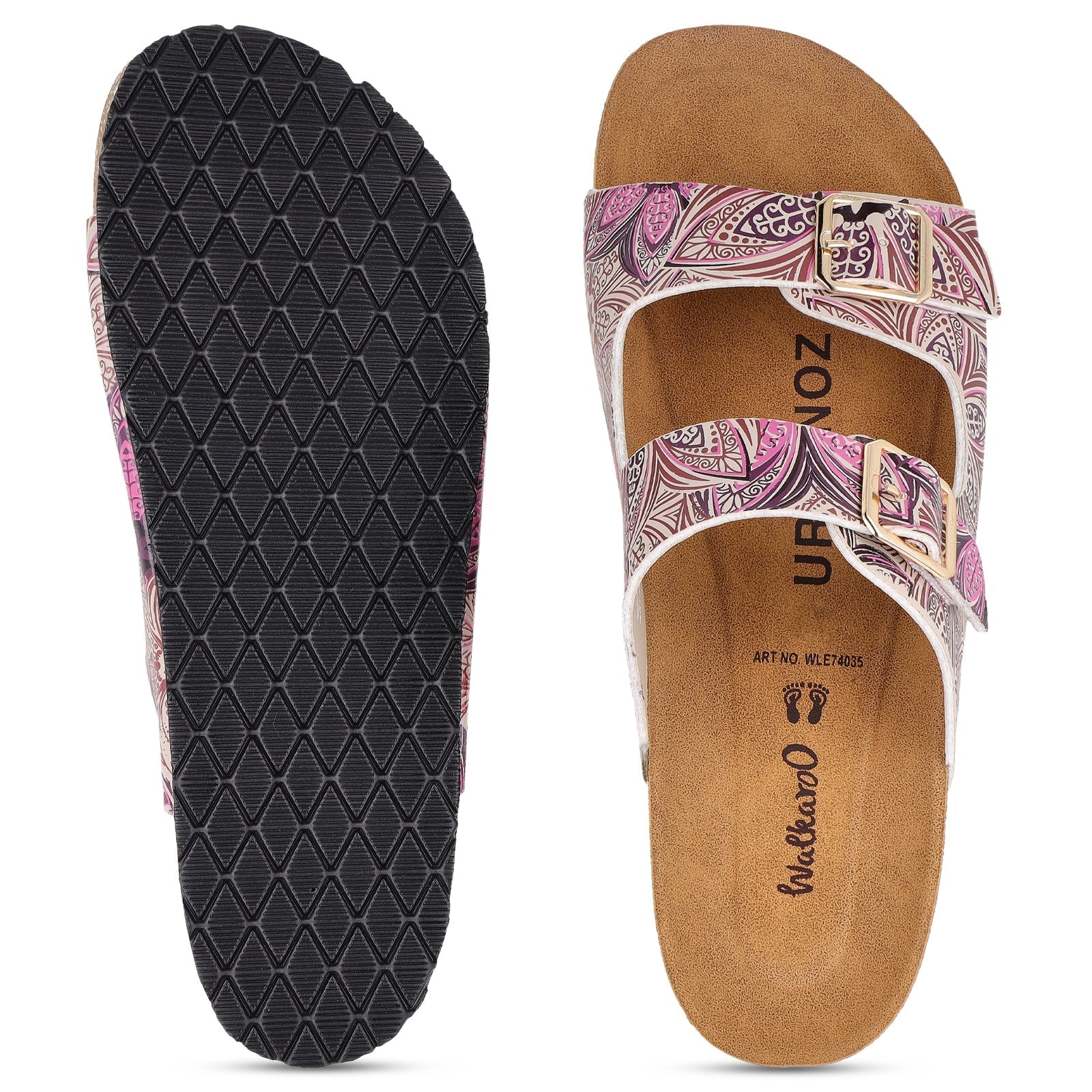 Women's Comfort Sandals - WLE74035 Mauve
