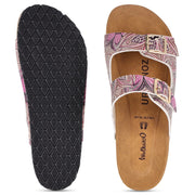 Women's Comfort Sandals - WLE74035 Mauve
