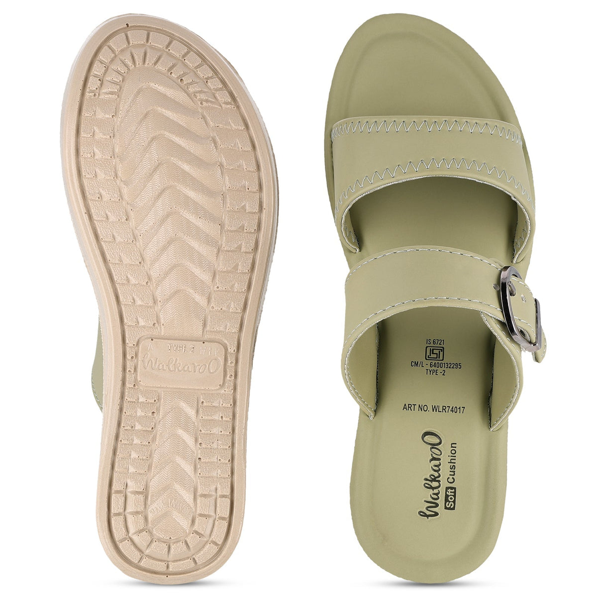 Women's Daily Wear Sandals - WLR74017 Pista