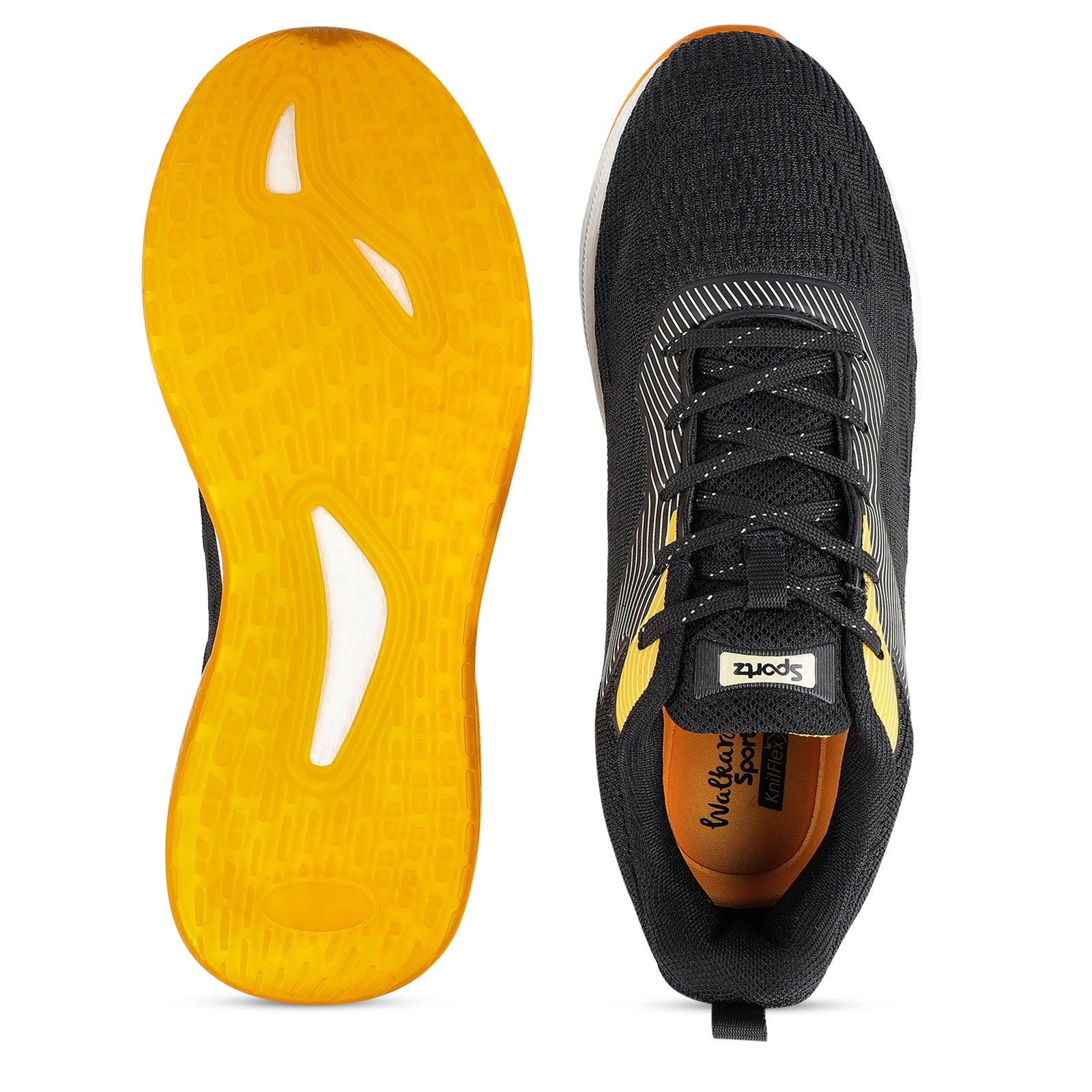 VORTIZ Men's Lace-up Walking Shoes - WS9140  Black