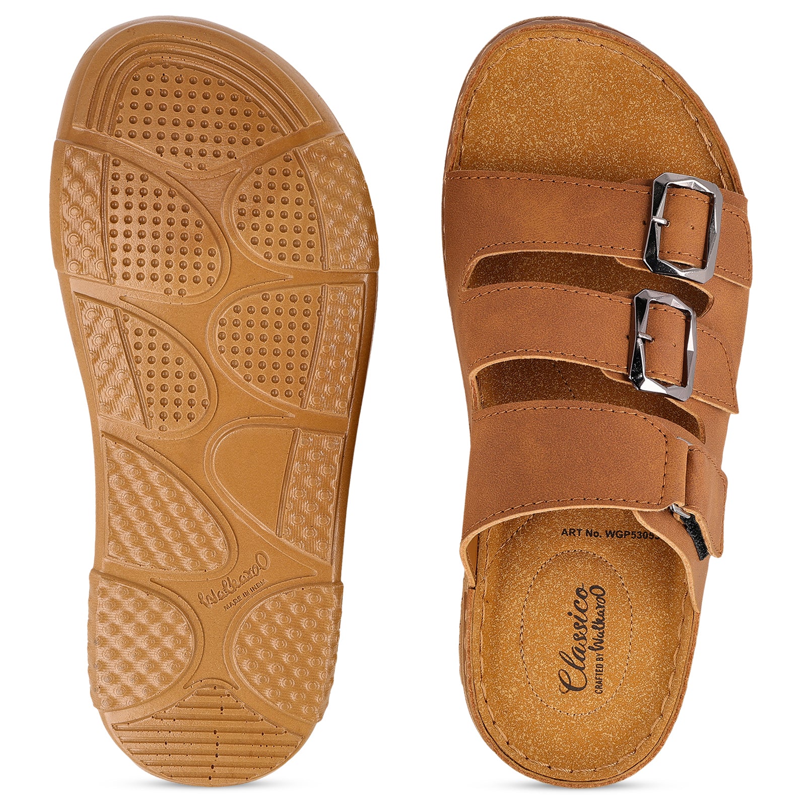 Men's Daily Wear Comfort Sandals - WGP53053 Tan