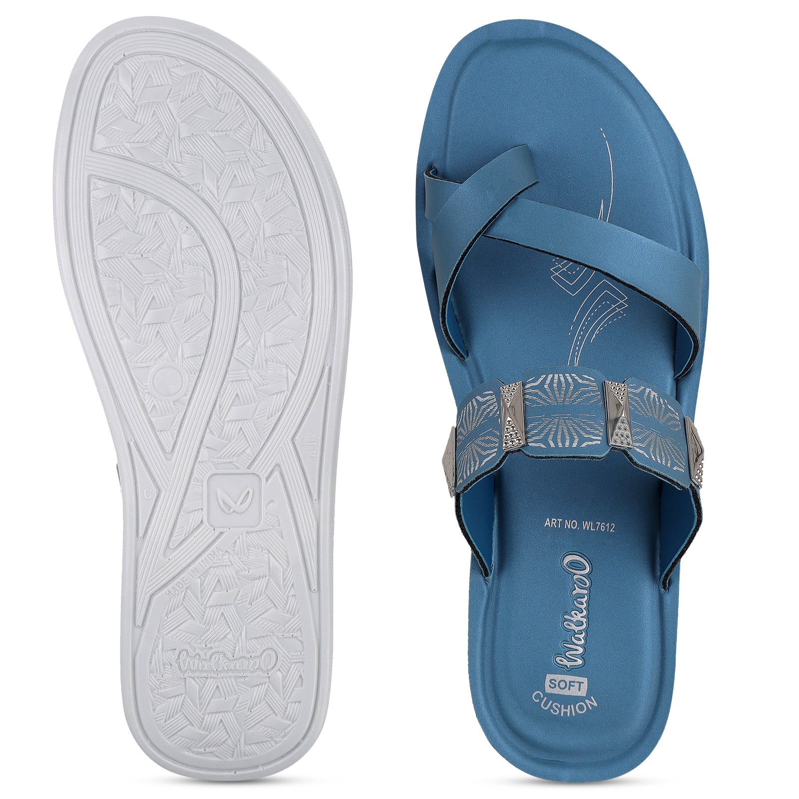 Women's Daily Wear Sandals - WL7612 Peacock Blue