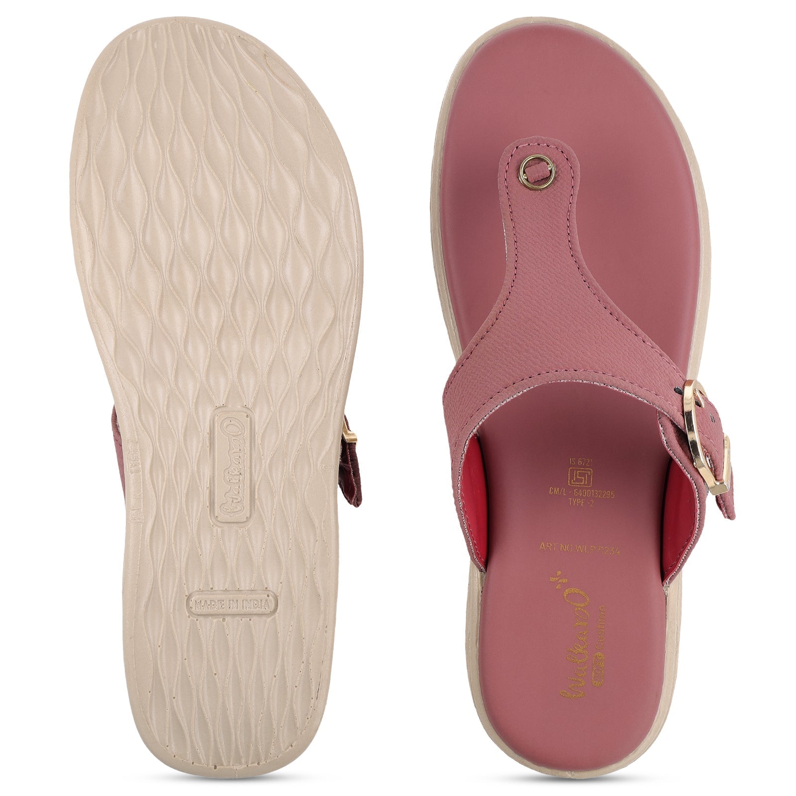 Women's Daily Wear Sandals - WLP71234 Dusty Rose