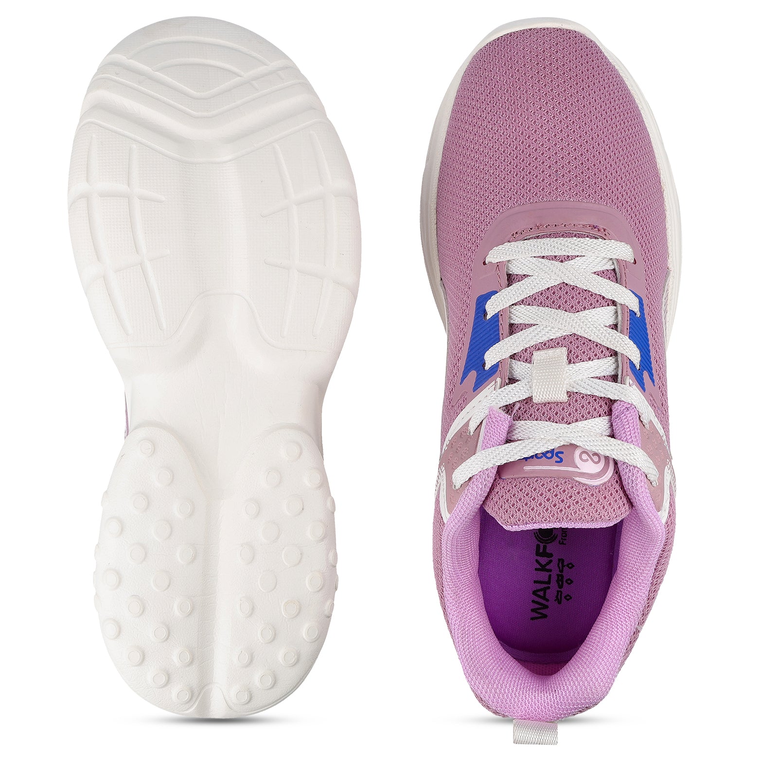 Women's Lace-up Sports Shoe - WS9921 Purple