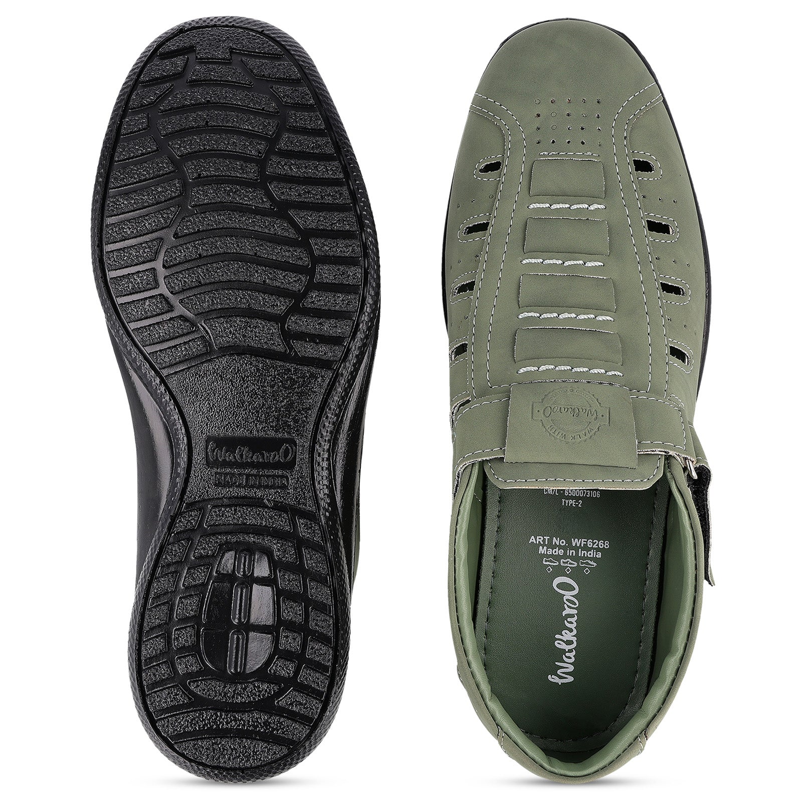 Men's Fisherman Sandals - WF6268 Sage Green