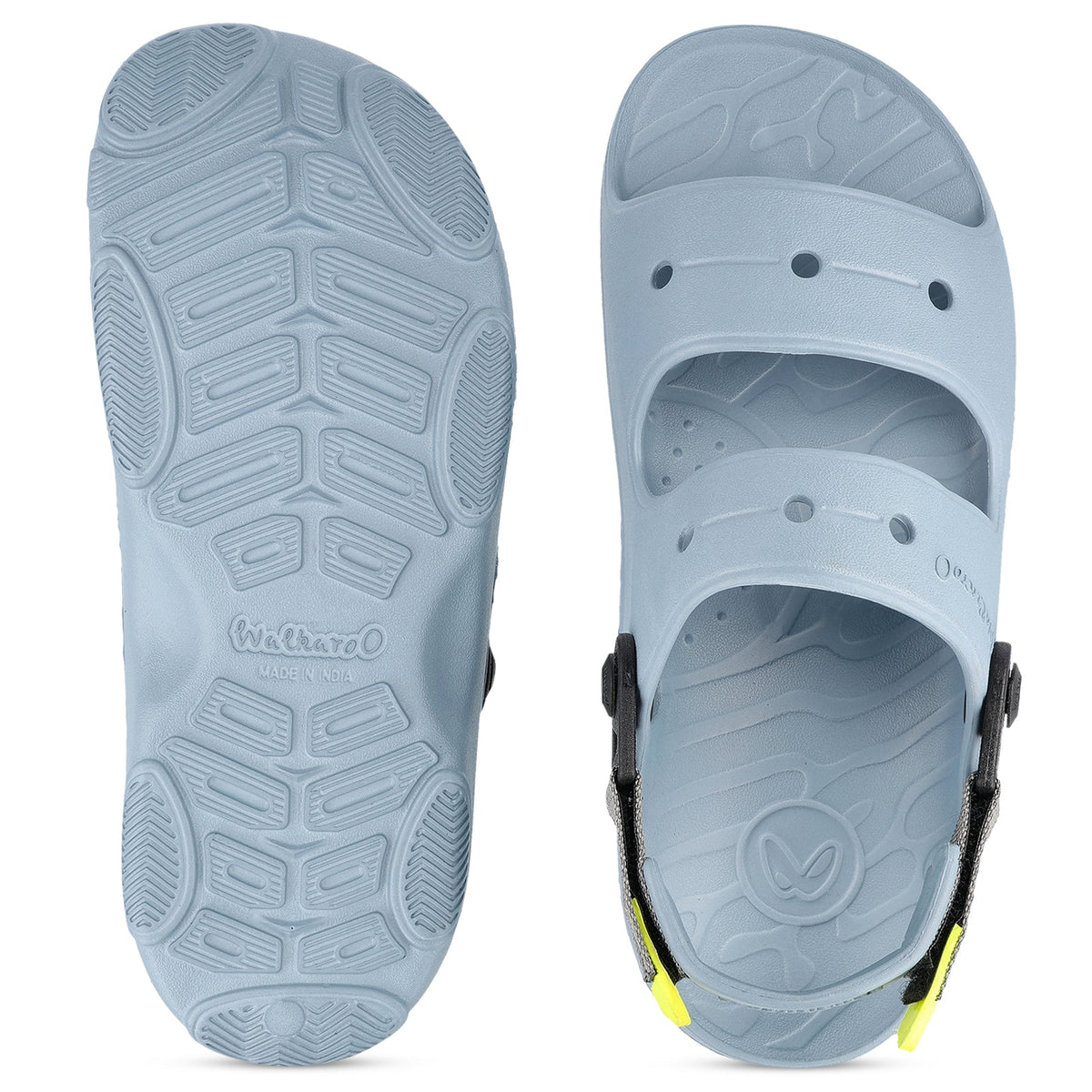 Walkaroo Mens Clogs - WC8712 Aqua Blue