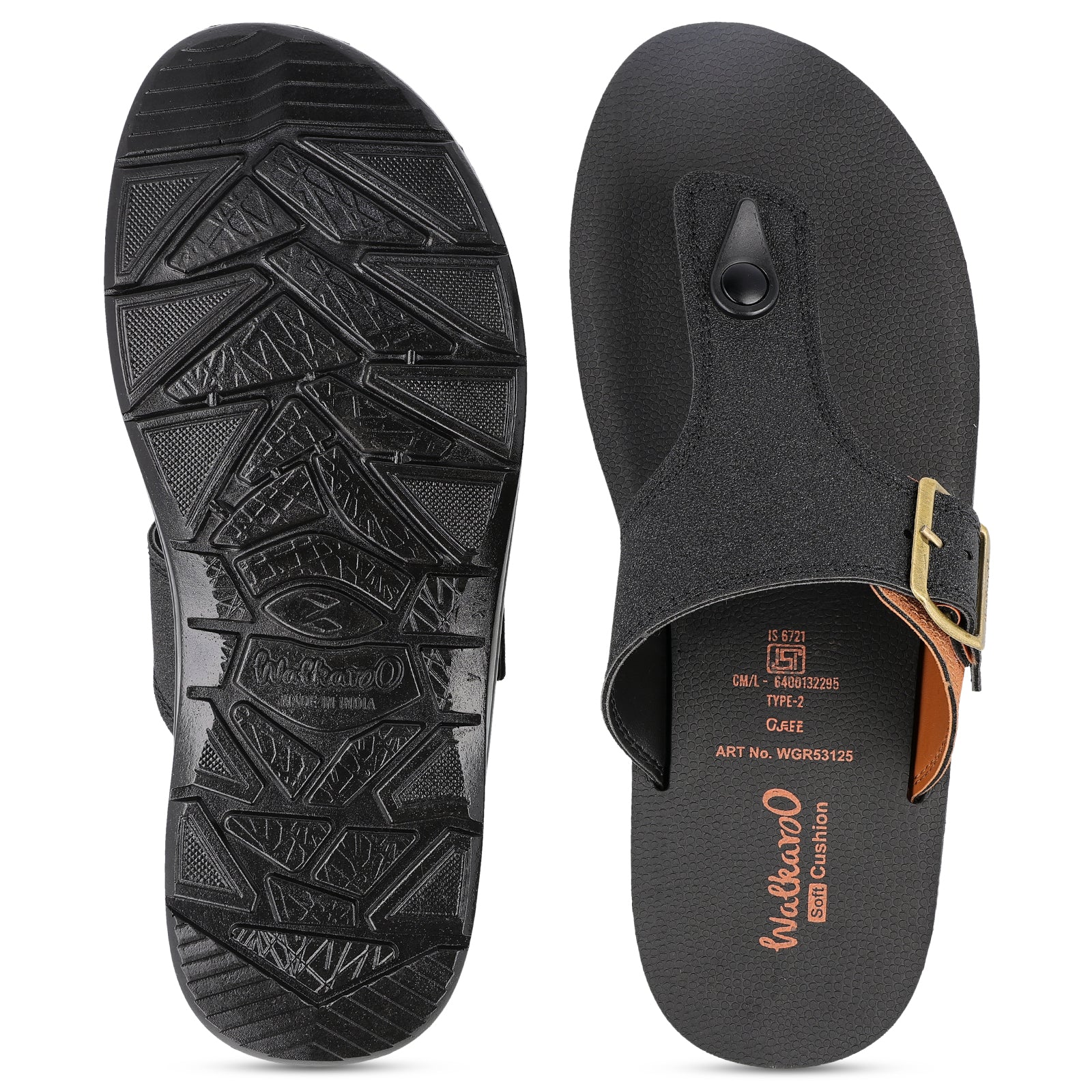 Men's Care Plus Sandal  - WGR53125 Black