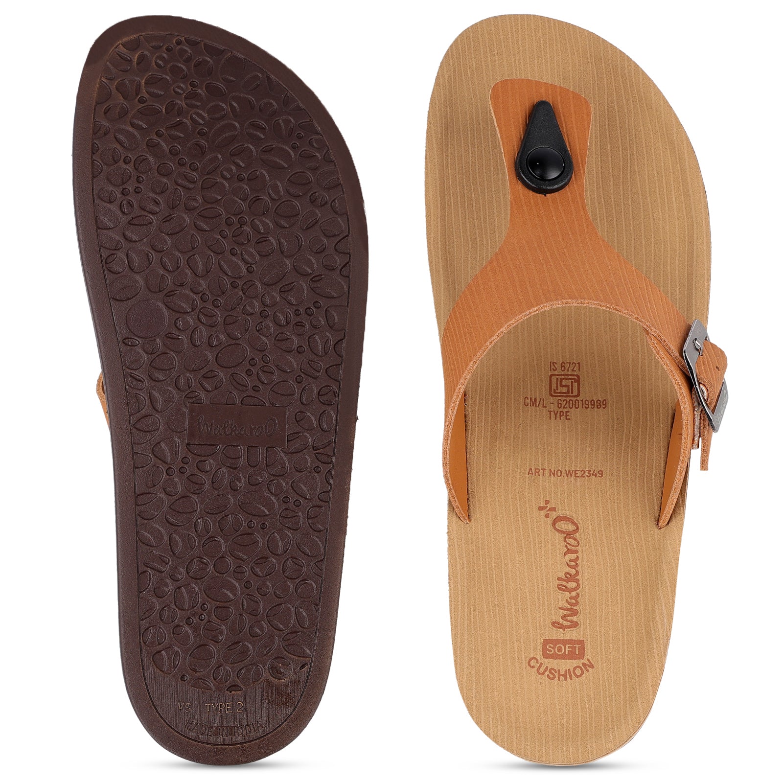 Women's Daily Wear Sandals - WE2349 Caramel