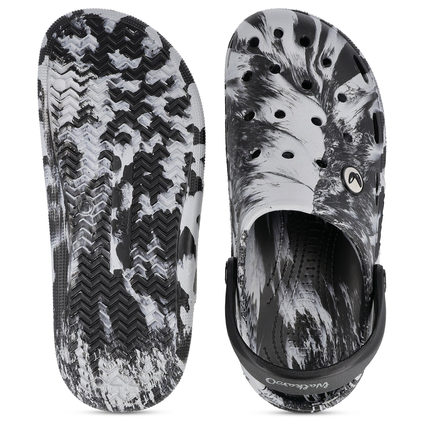 Men's Clogs  -  WC8778 Grey Black