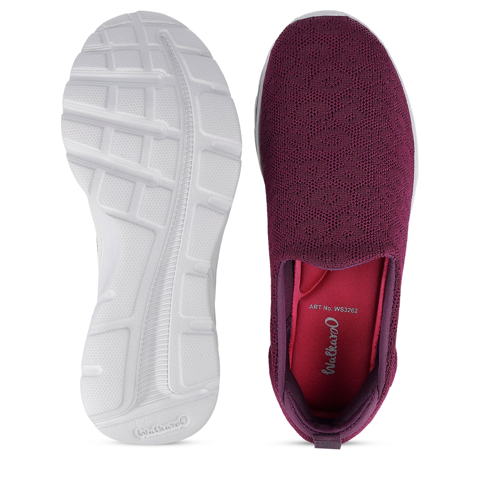 Women's Slip-on Walking Shoes - WS3262 Purple