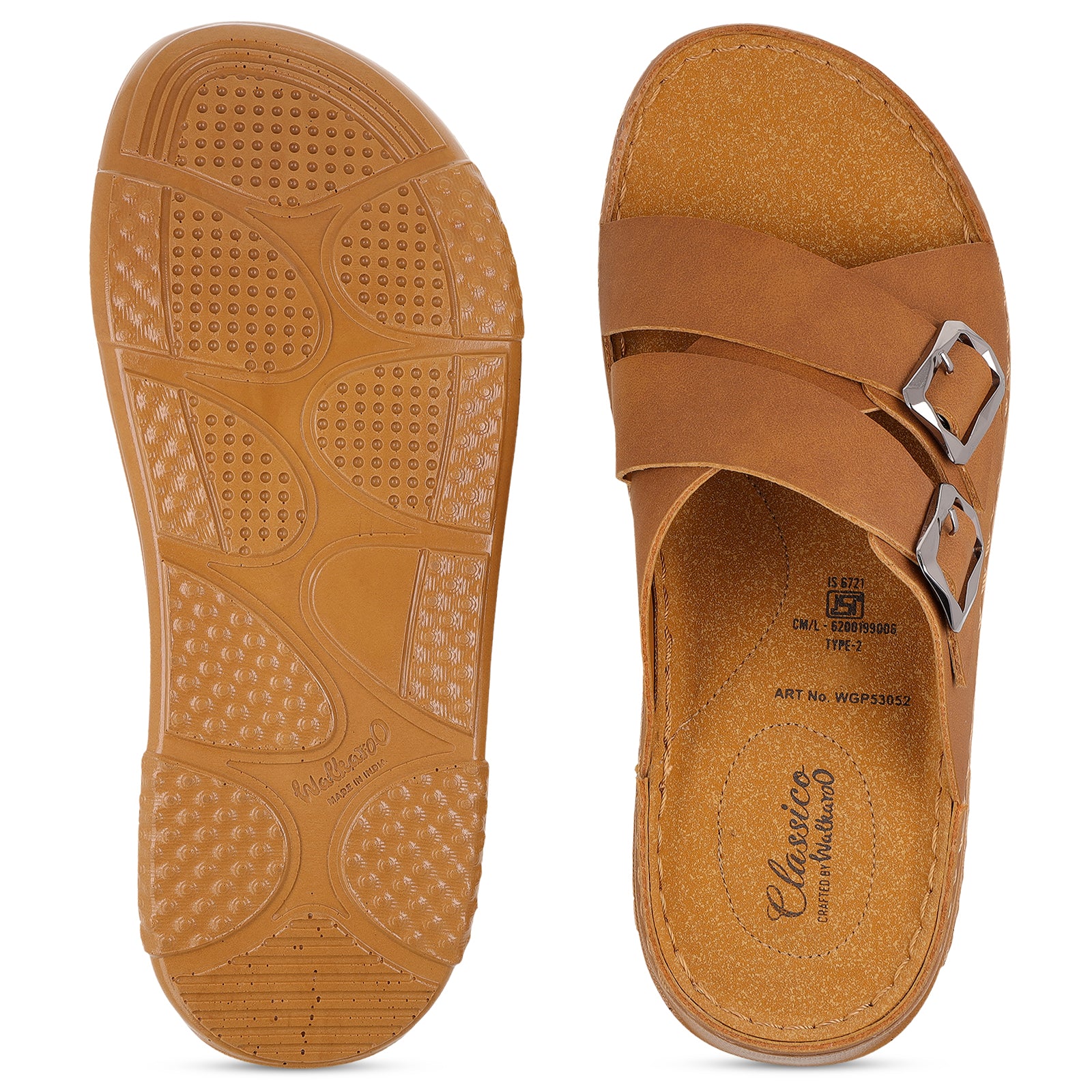 Men's Daily Wear Comfort Sandals - WGP53052 Tan
