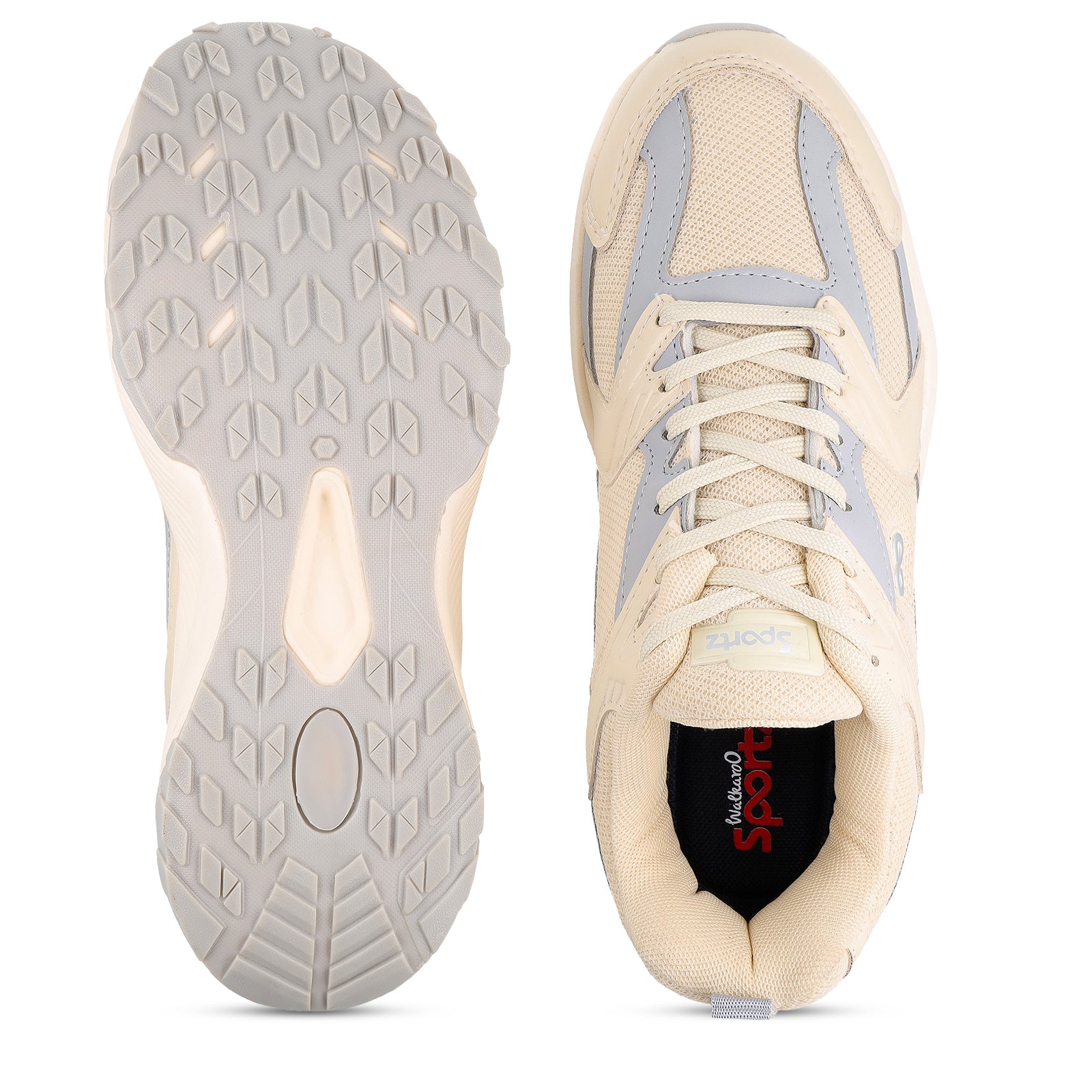 Men's Lace-up Sports Shoe - WS9188 Beige