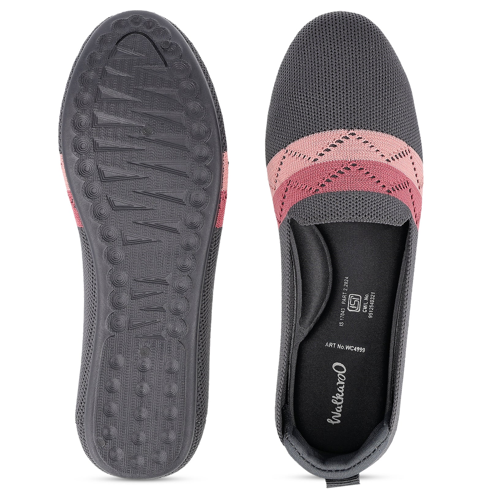 Women's Belly shoe - WC4999 Grey