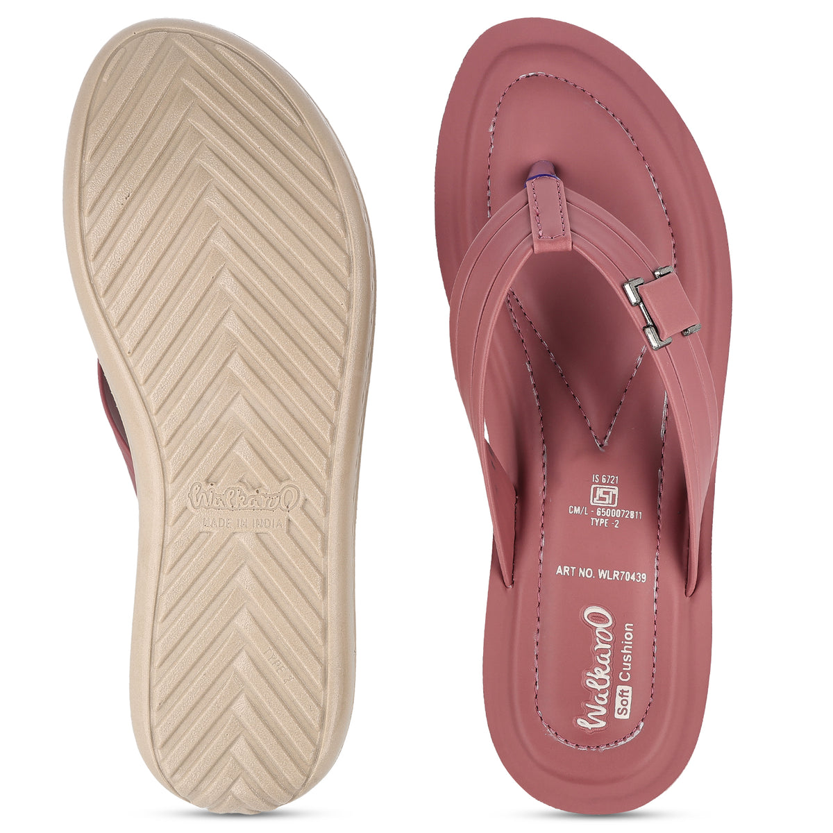 Women's Daily wear Sandal - WLR70439 Dusty Rose