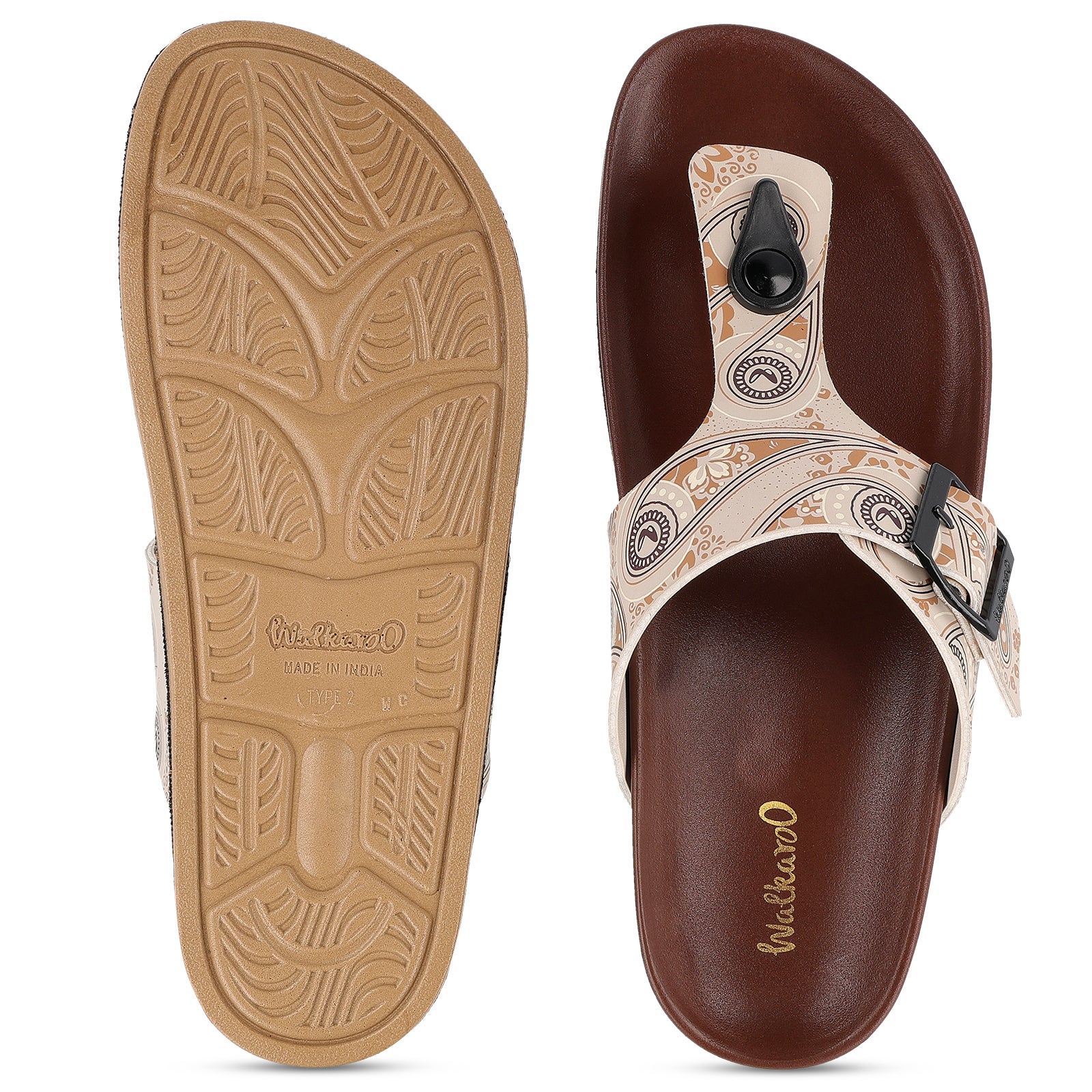 Women's Daily Wear Comfort Sandals - WE2200 Special Brown