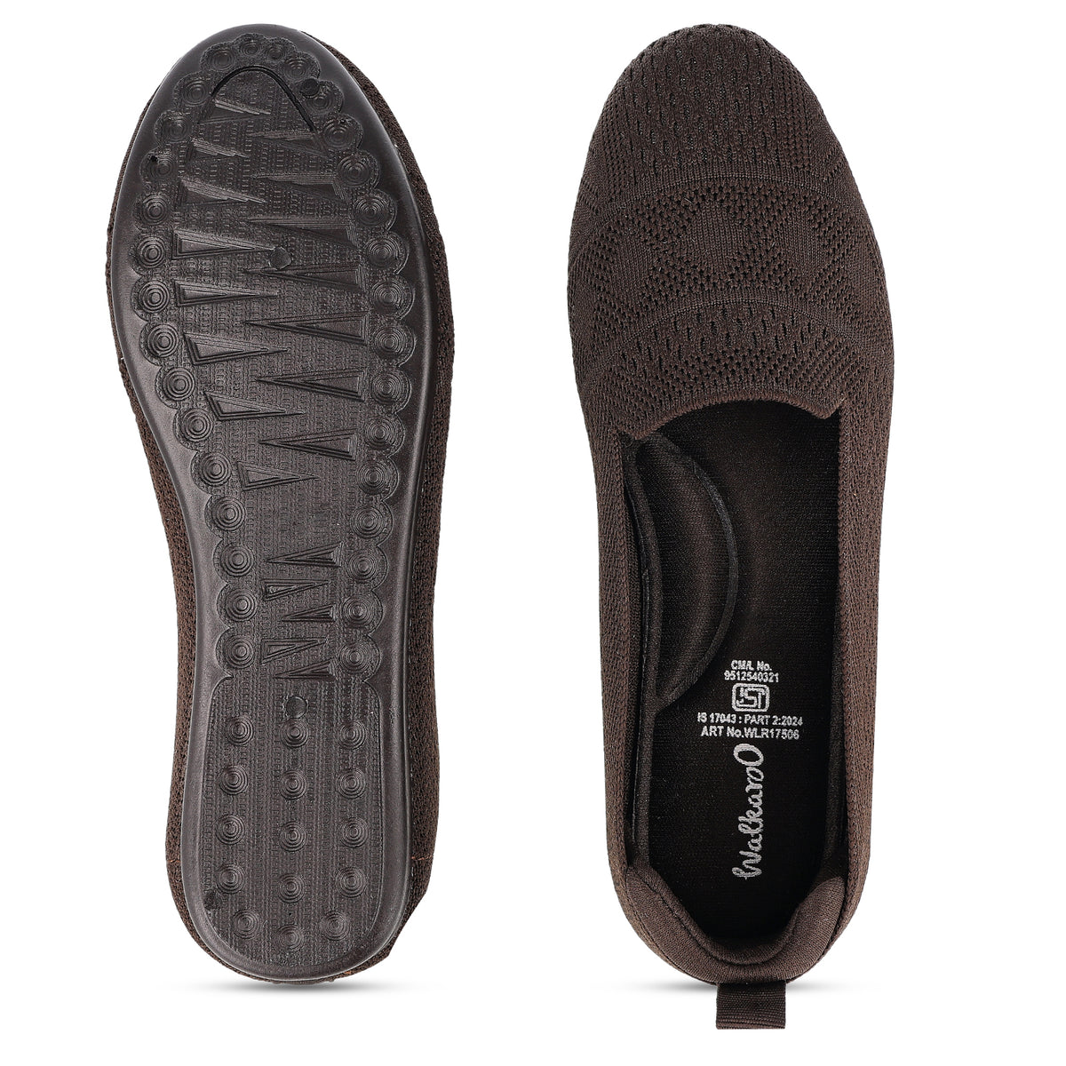 Women's Belly shoe -WLR17506 Coffee