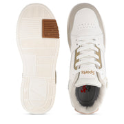 Men's Sports Sneakers - WY3488 White Beige