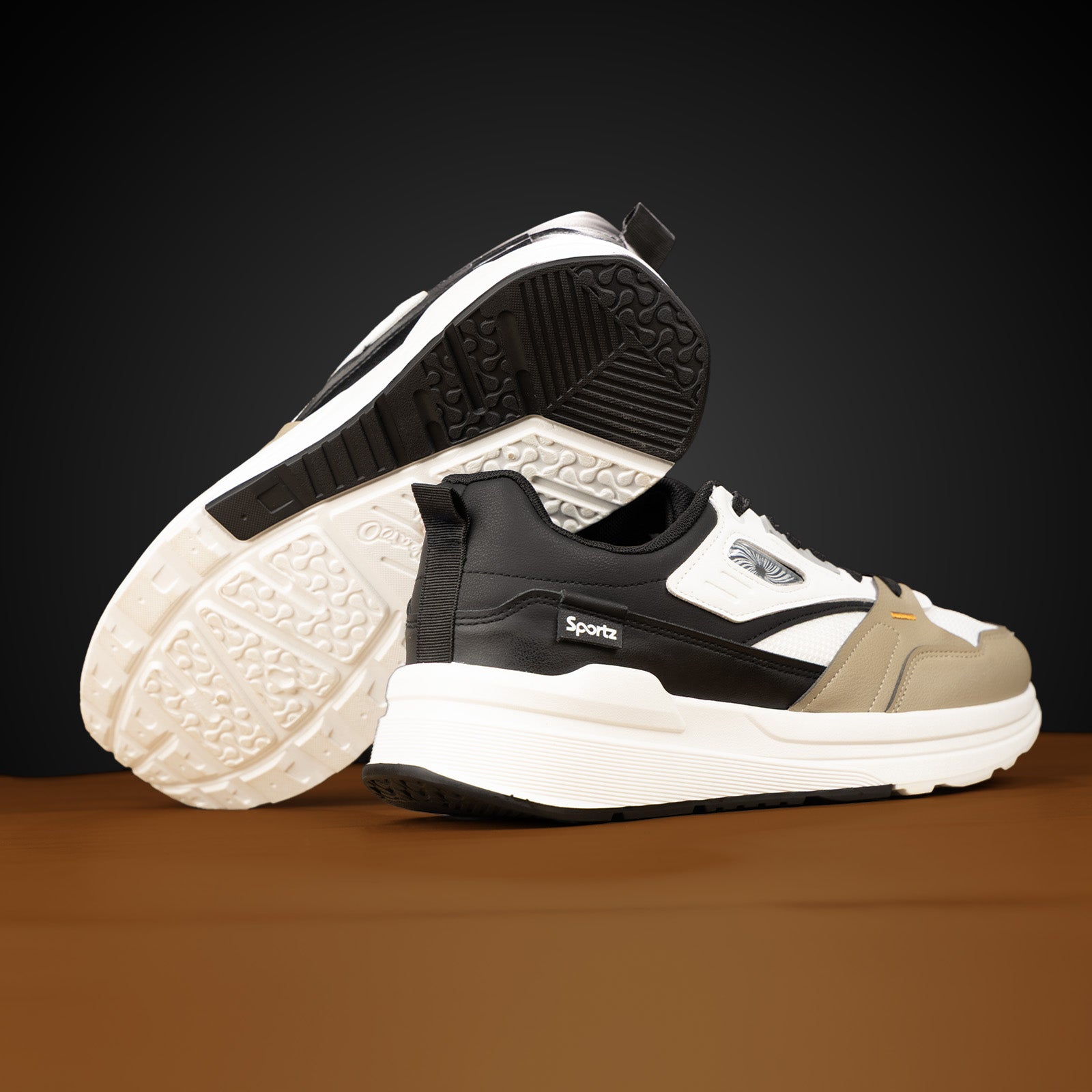 Men's Sports Sneakers - WY3496 White Black