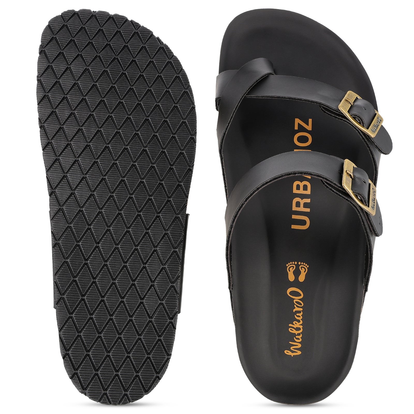 Men's Comfort Sandals - WGE53241 Full Black