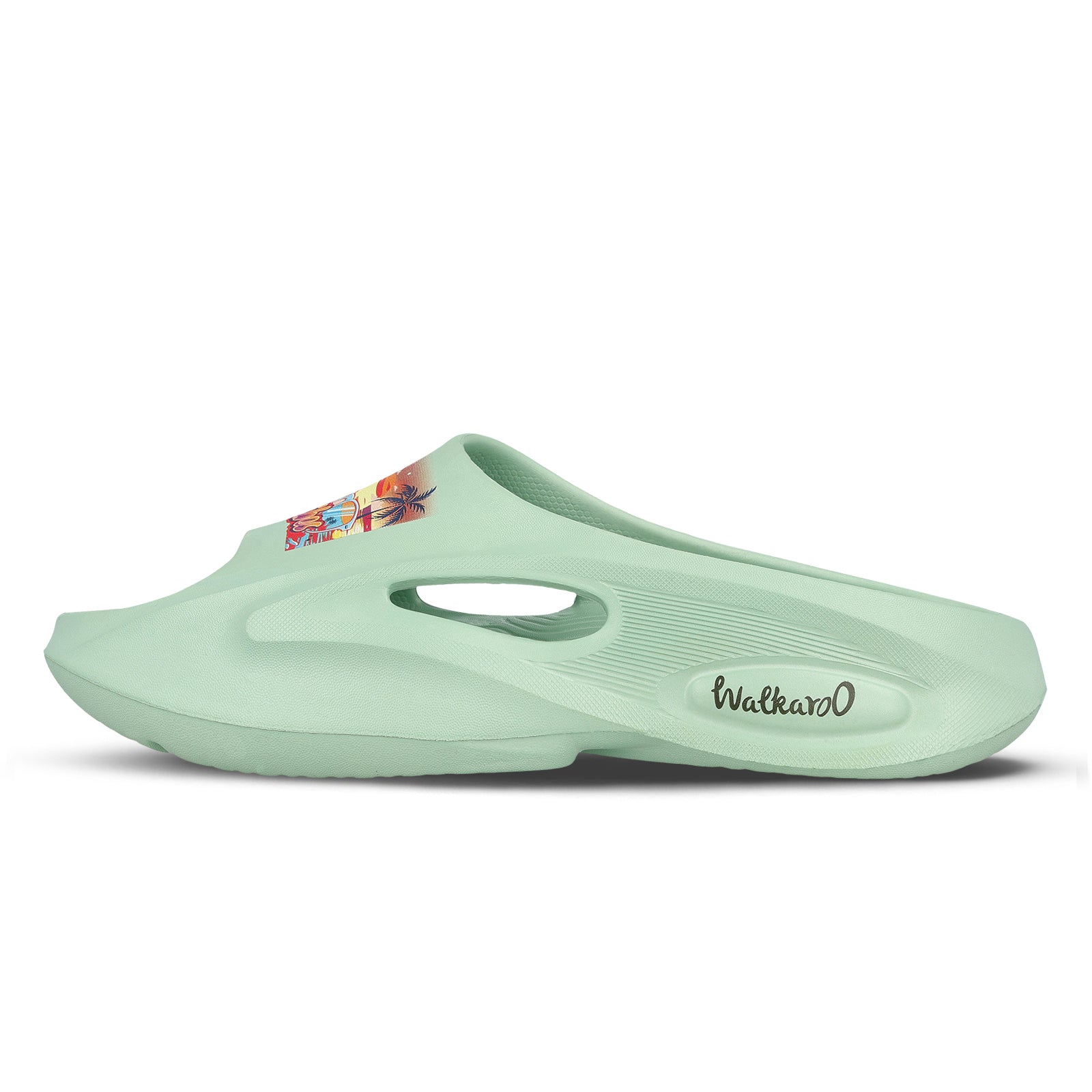Women's Flip Flop Sliders - WC8930 Ice Green