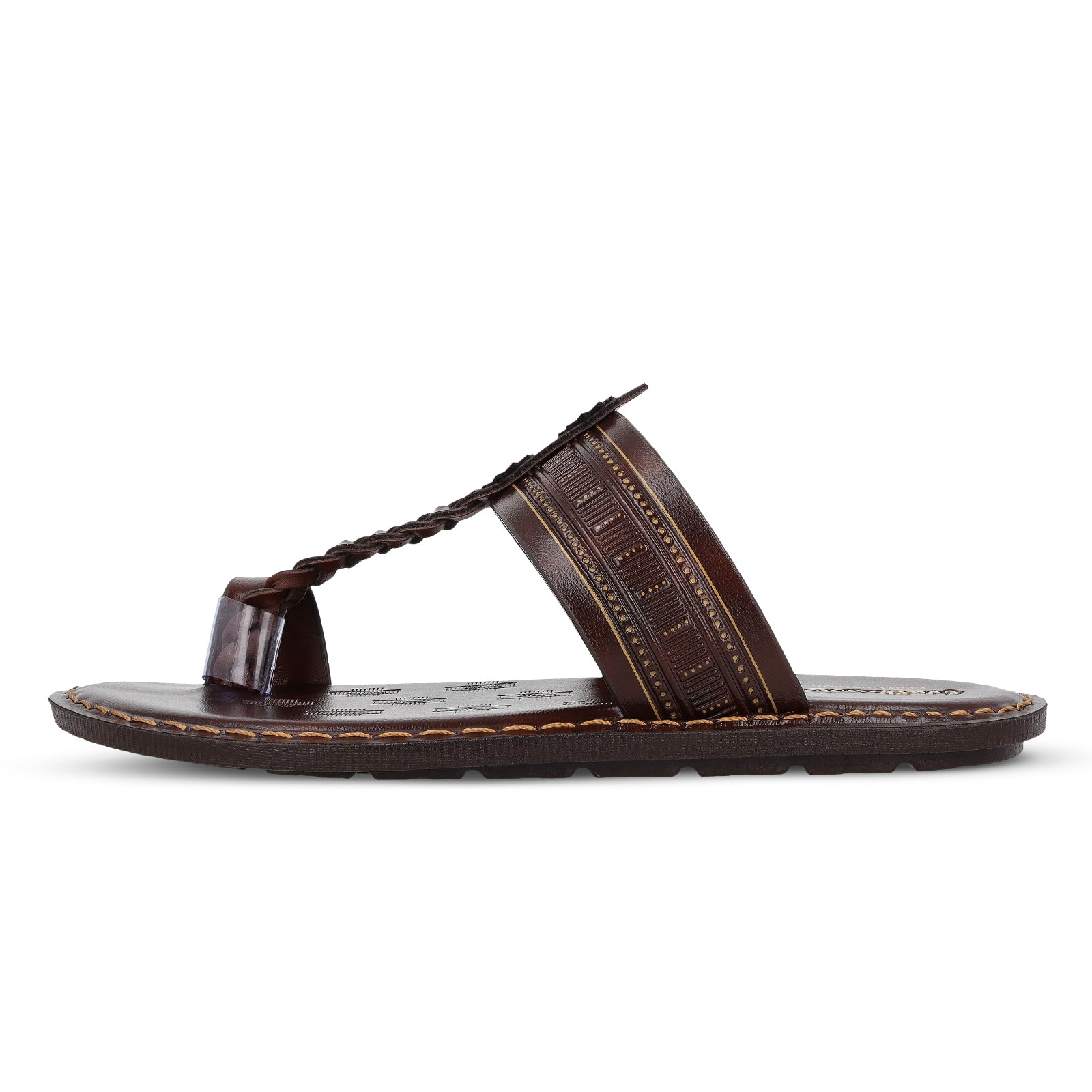 Men's Daily Wear Sandals - WGR53346 Brown