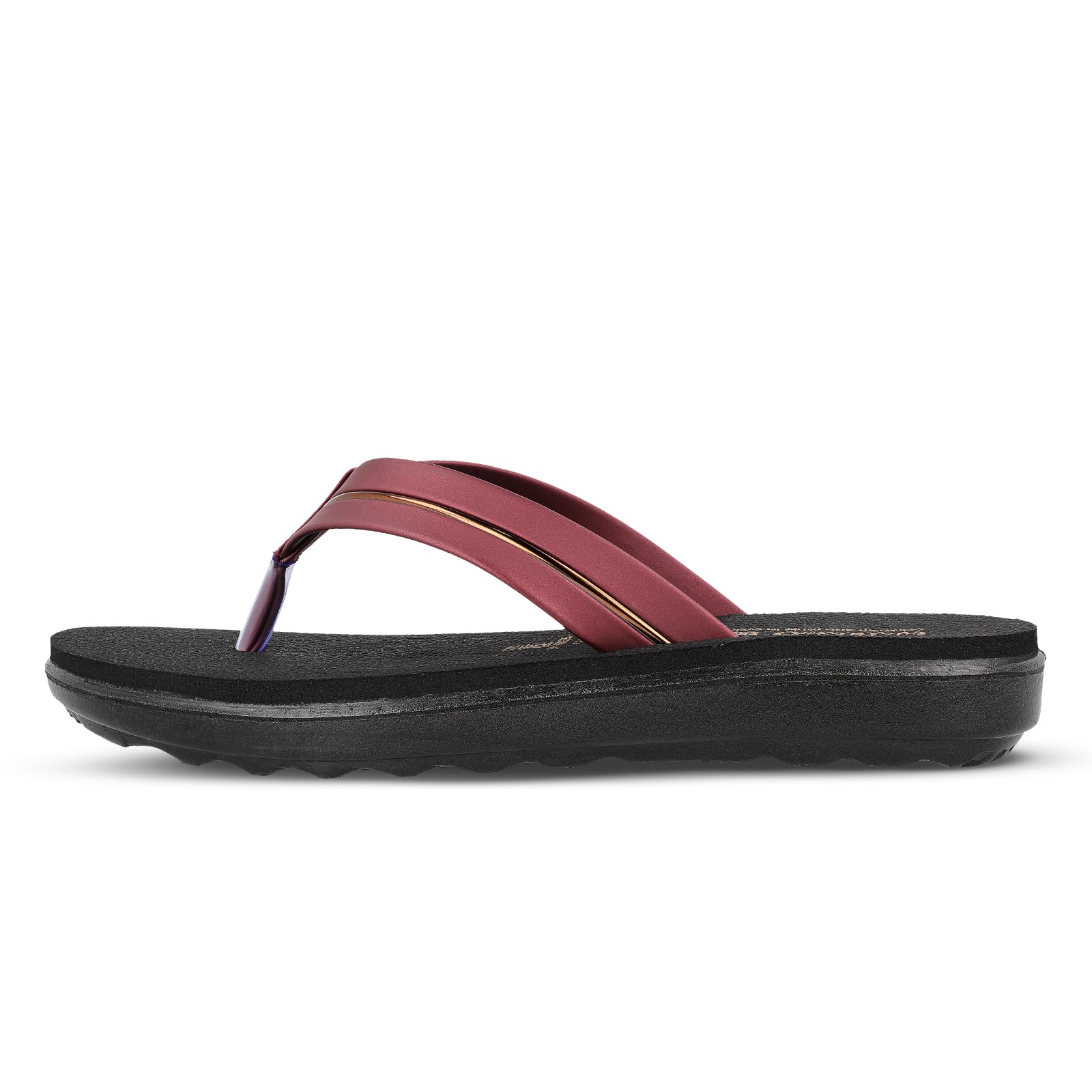 Women's Daily Wear Sandal - WL7251 Burgundy