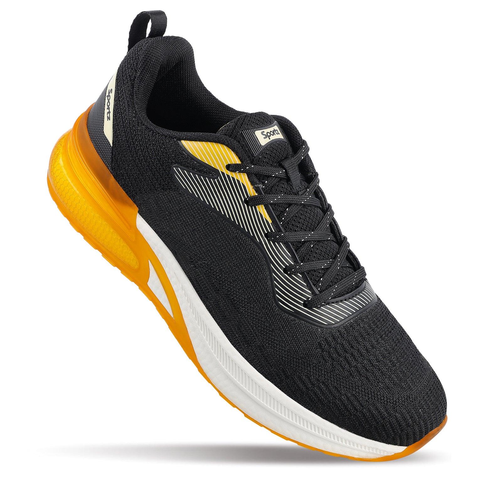 VORTIZ Men's Lace-up Walking Shoes - WS9140 Black