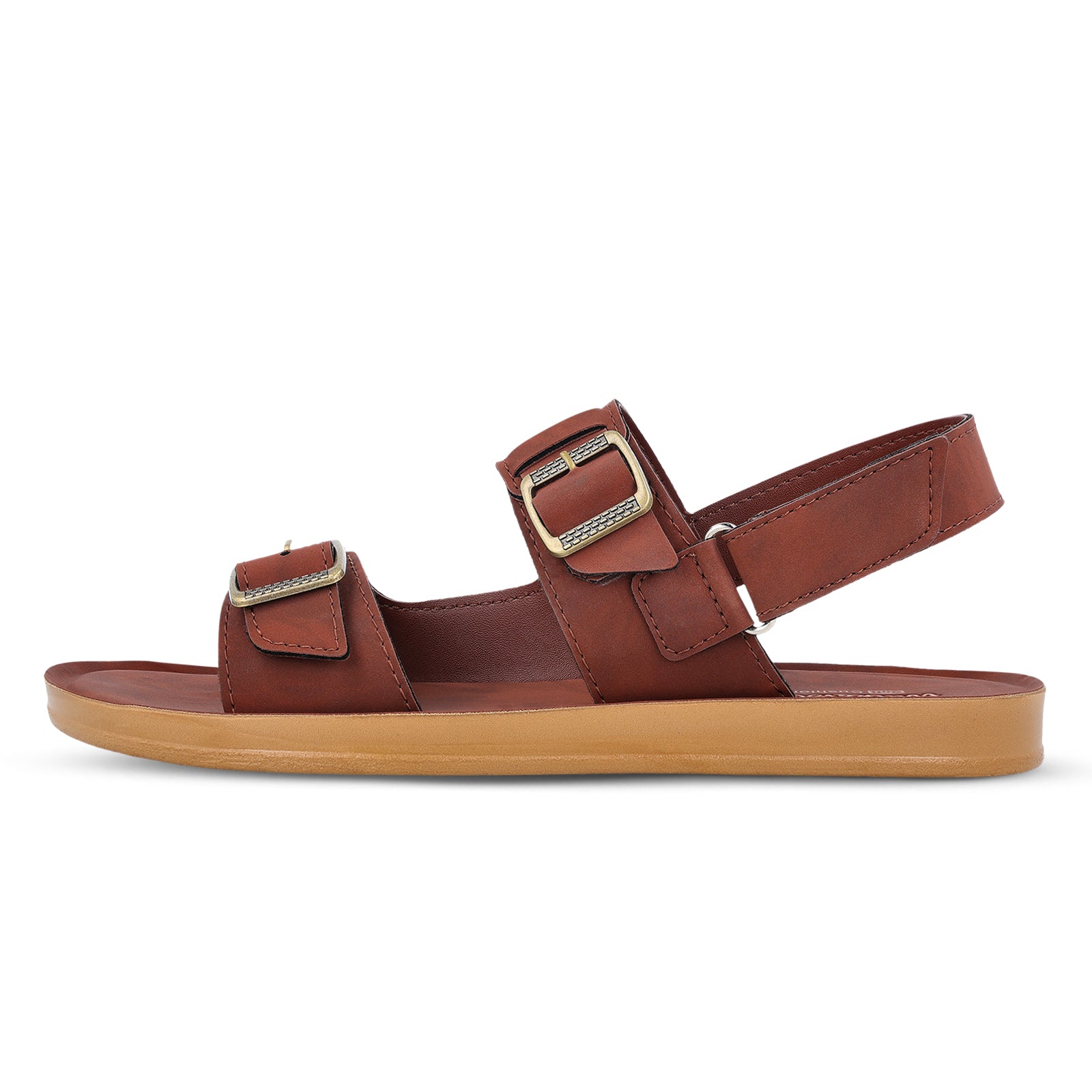 Men's Daily Wear Sandals - WGR58001 Barn Red