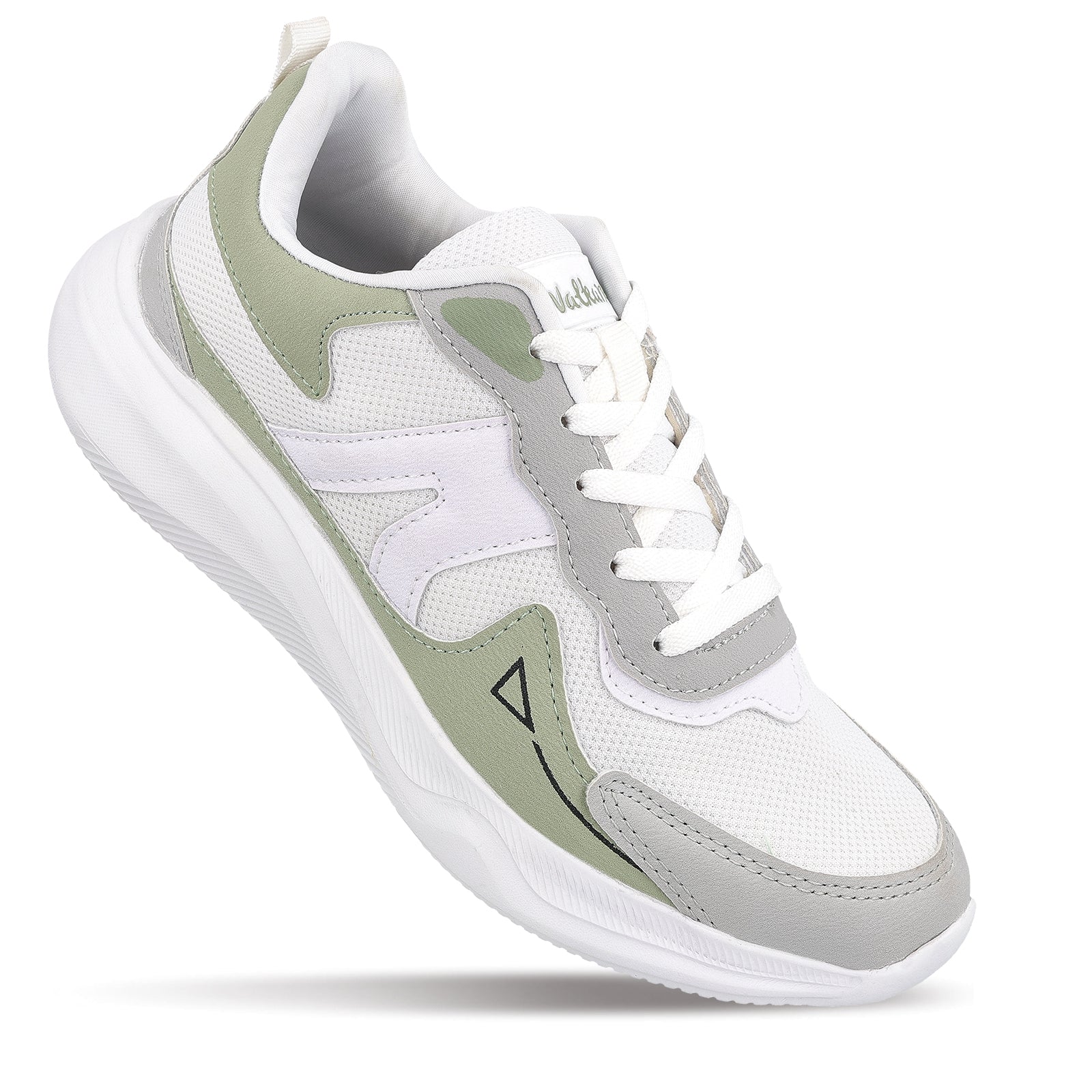 Men's Lace-up Sports Shoes - WS3122 White Green