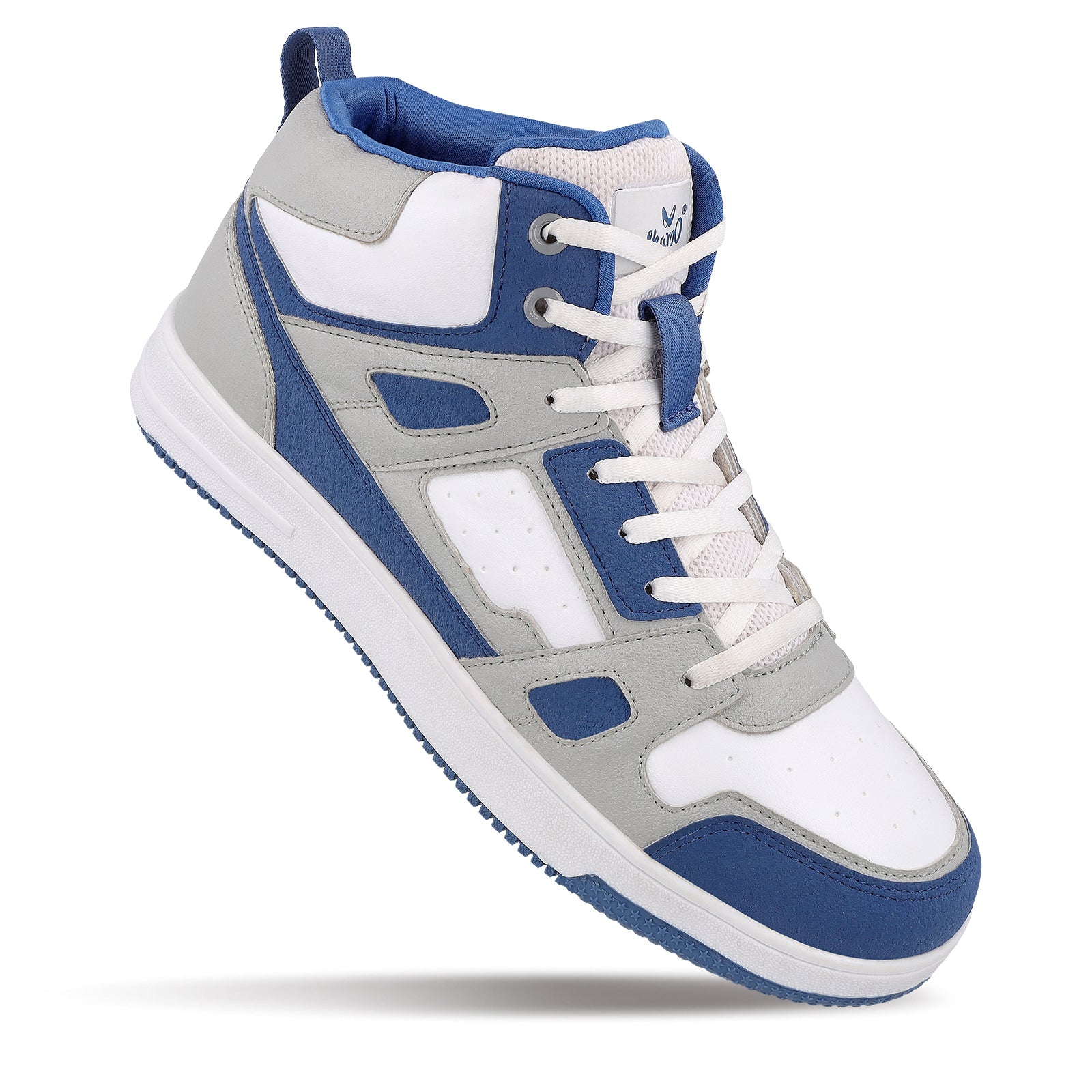 Men's High Top Sneakers - WY3466 Blue White