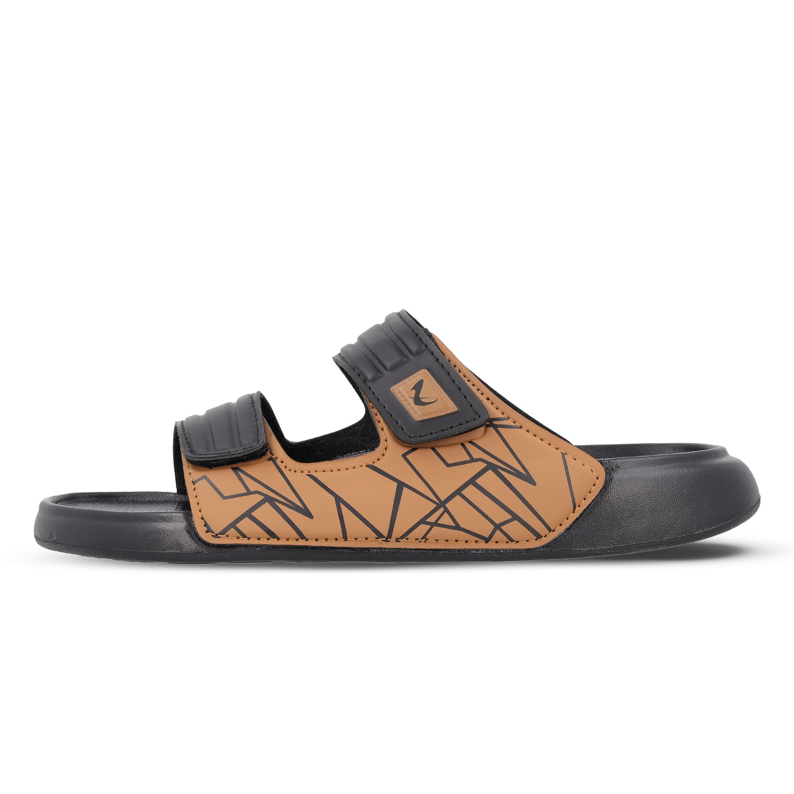 Men's Daily Wear Sandal- WC8796 Black Brown