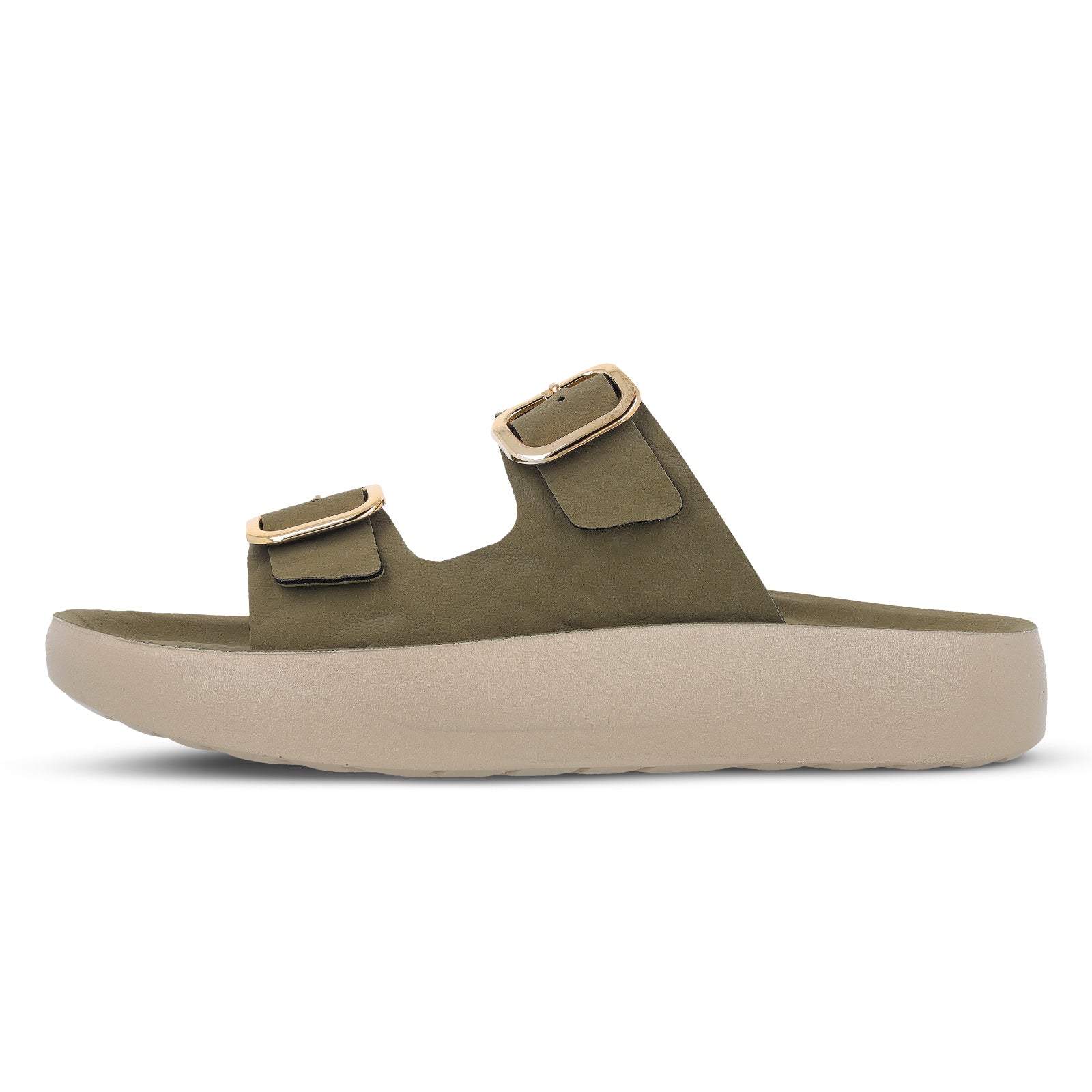Women's Daily Wear Sandals - WLP74038 Olive