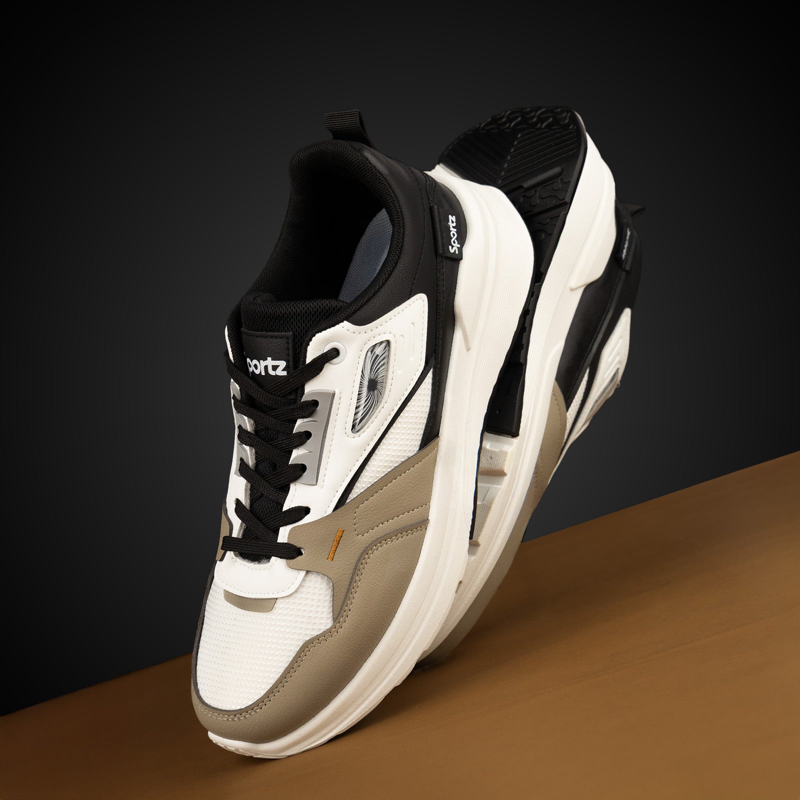 Men's Sports Sneakers - WY3496 White Black
