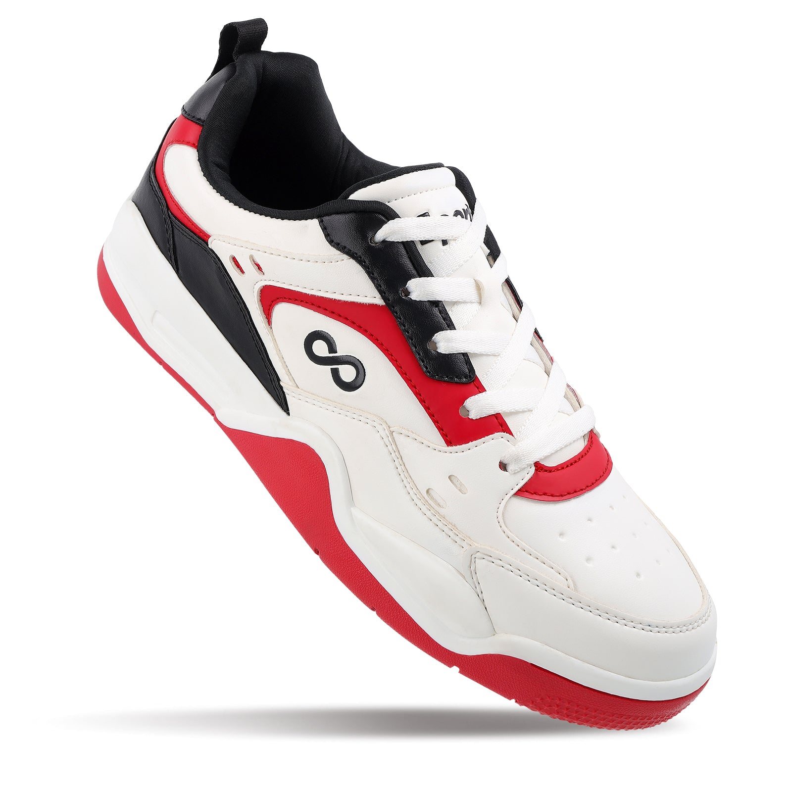 Men's Colourblocked Sneakers - WY3477 White Red