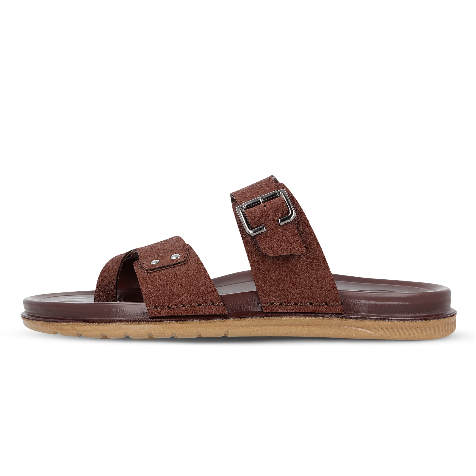 Men's Daily Wear Comfort Sandals - WGP53089 Brown