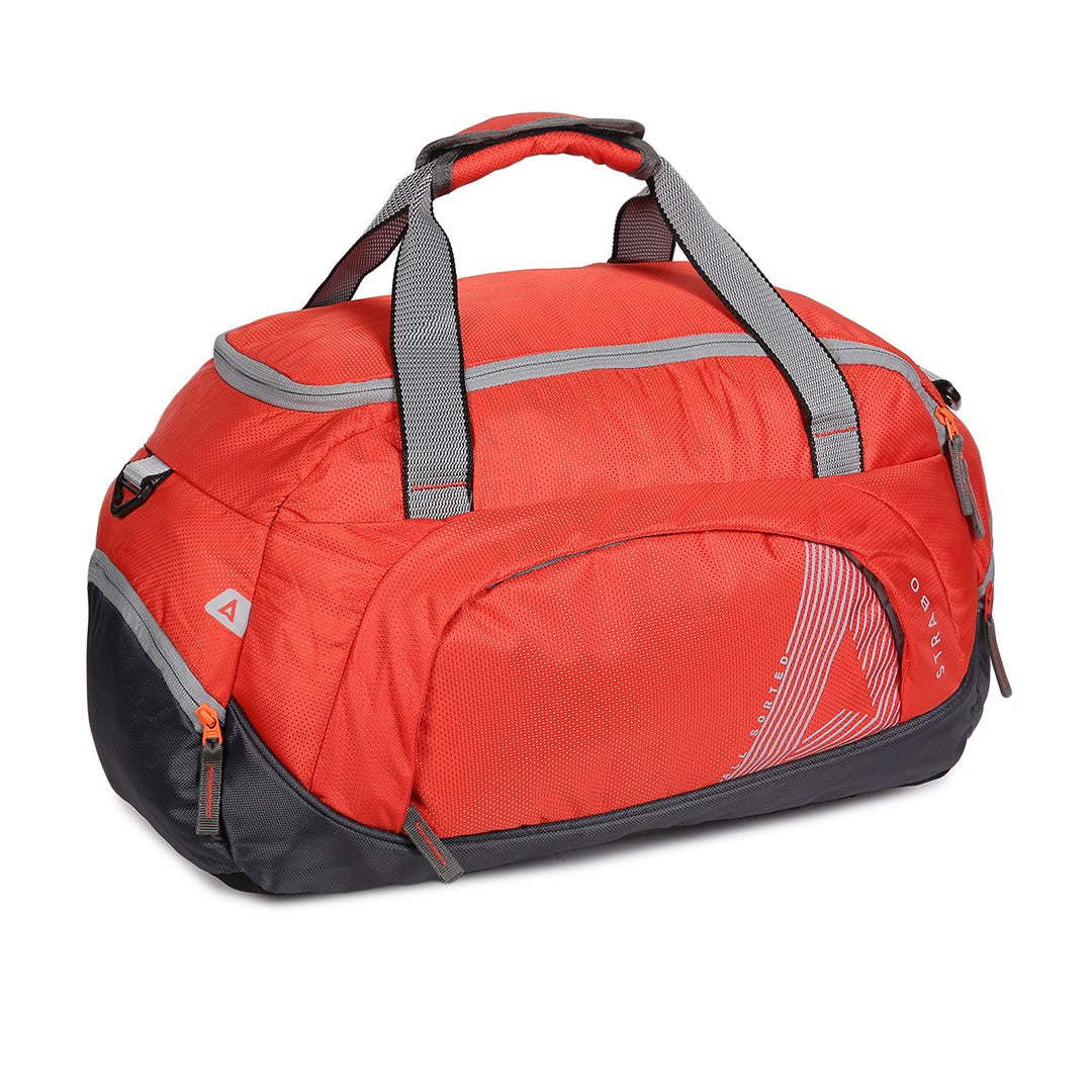 Strabo Columbia Travel Duffel Bag - Colour Orange Water Resistant - Strabo