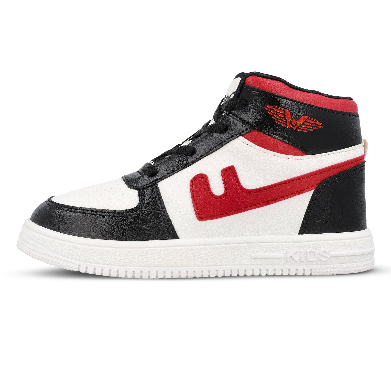 Walkaroo Kids Shoes WK380 White Black 11