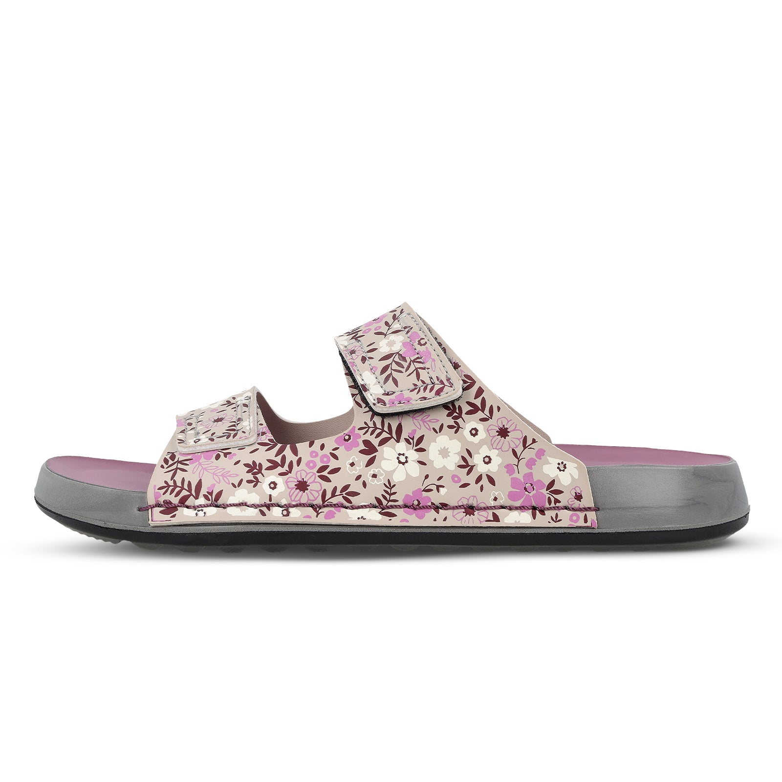 Women's Daily Wear Comfort Sandals - WLP74041 Mauve