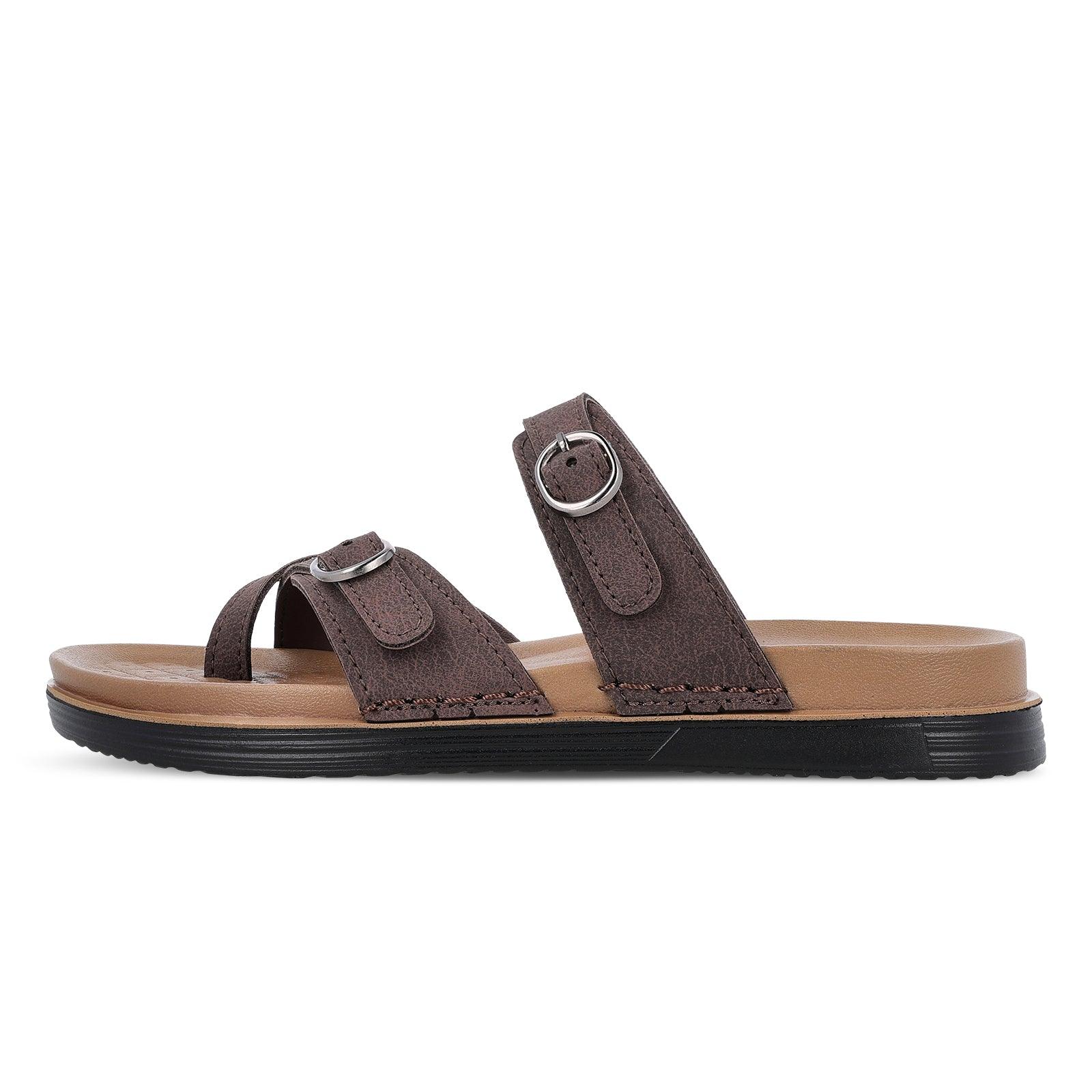Women's Daily Wear Comfort Sandals - WE2501 BROWN