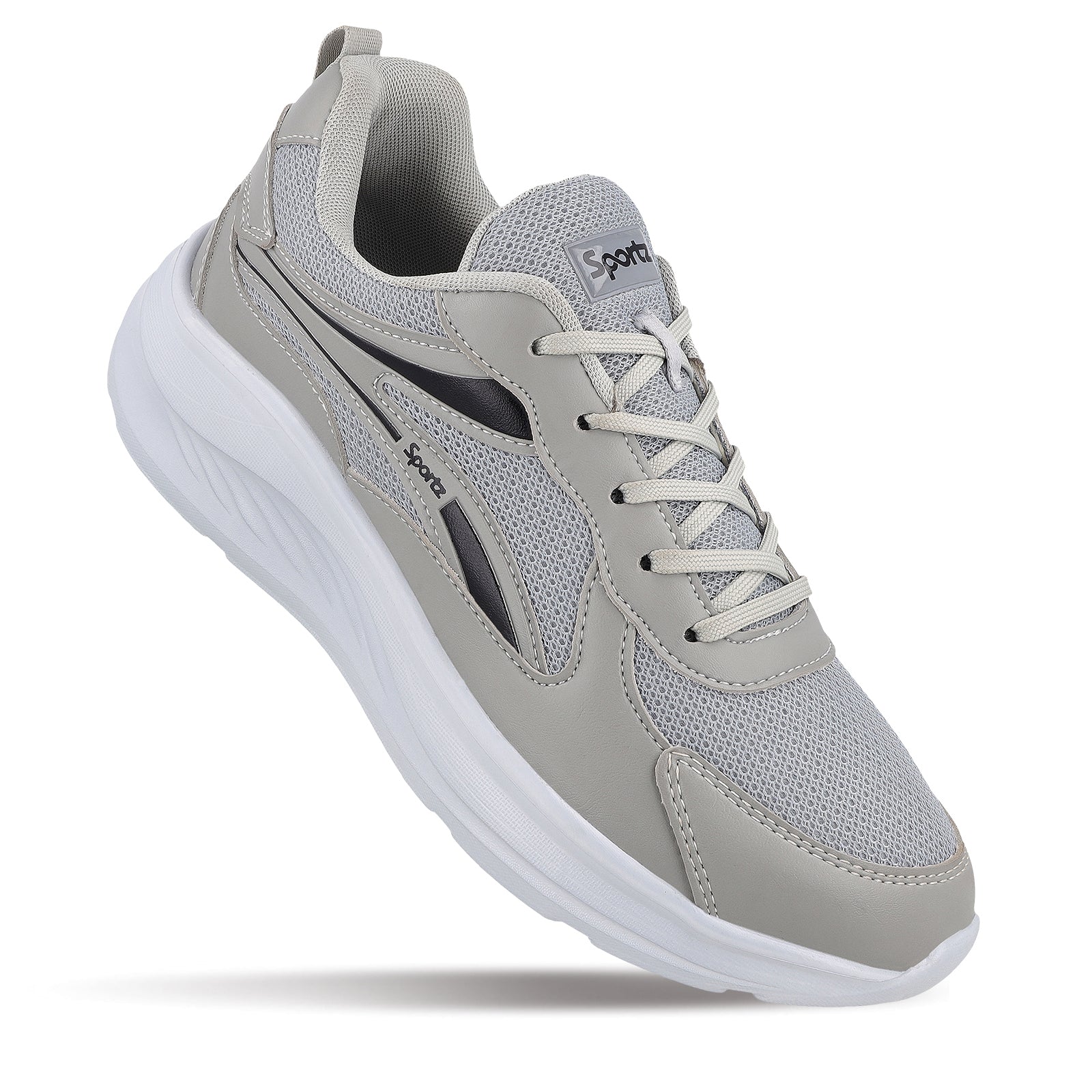 Men's Lace-up Sports Shoe - WS9628 Light Grey